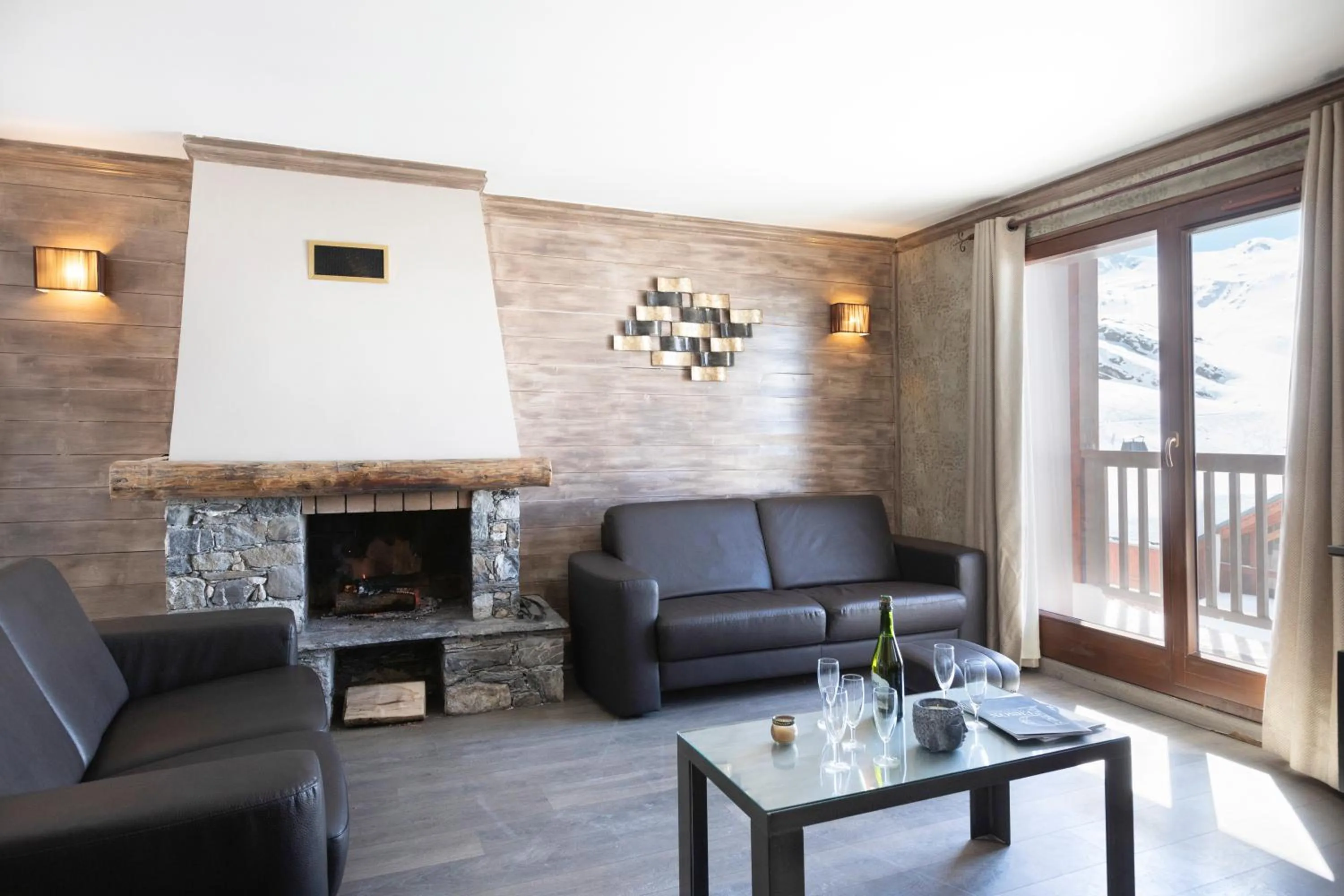 Living room in Chalet des Neiges Hermine