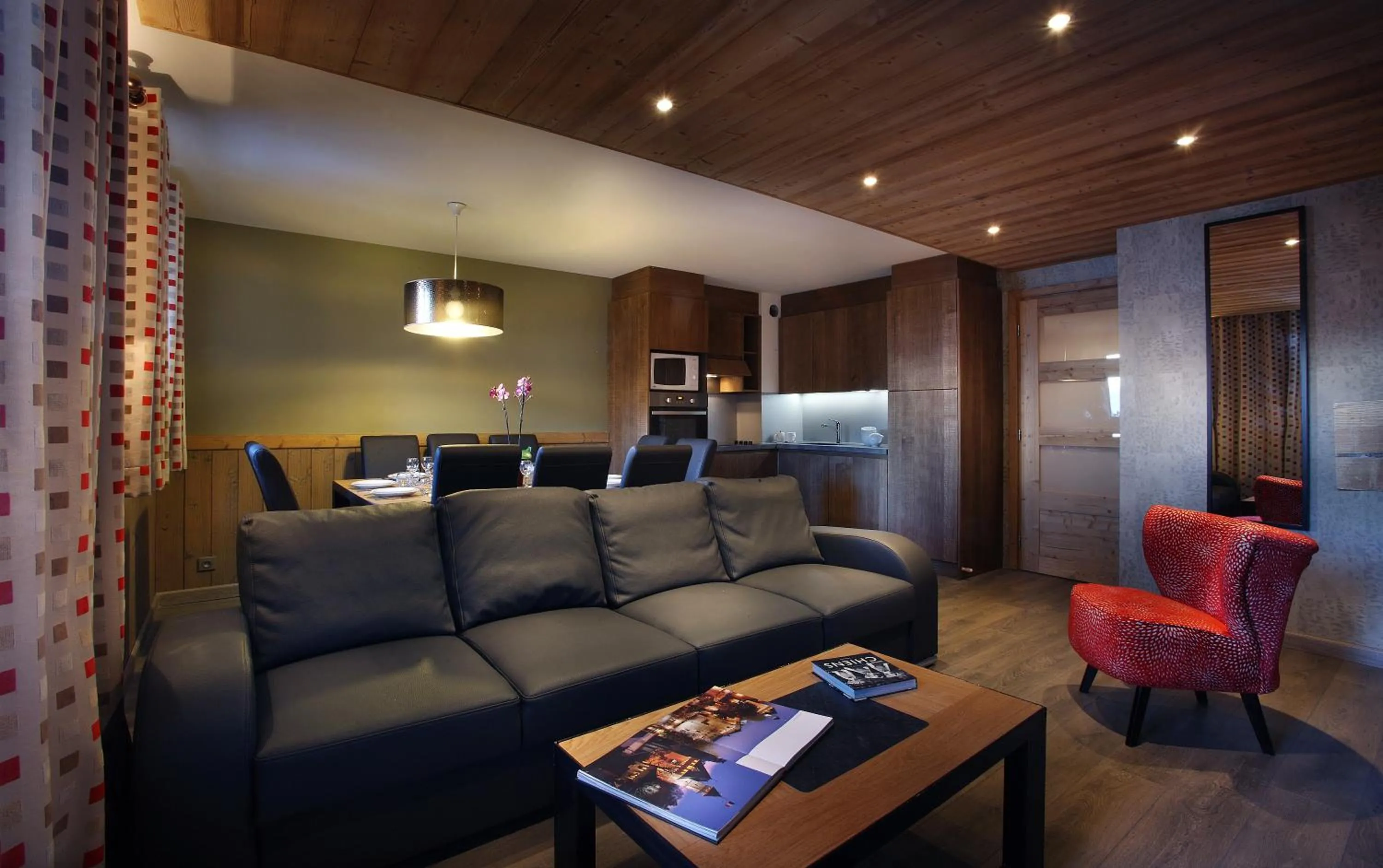 Kitchen or kitchenette in Résidence Les Arolles by Les Etincelles