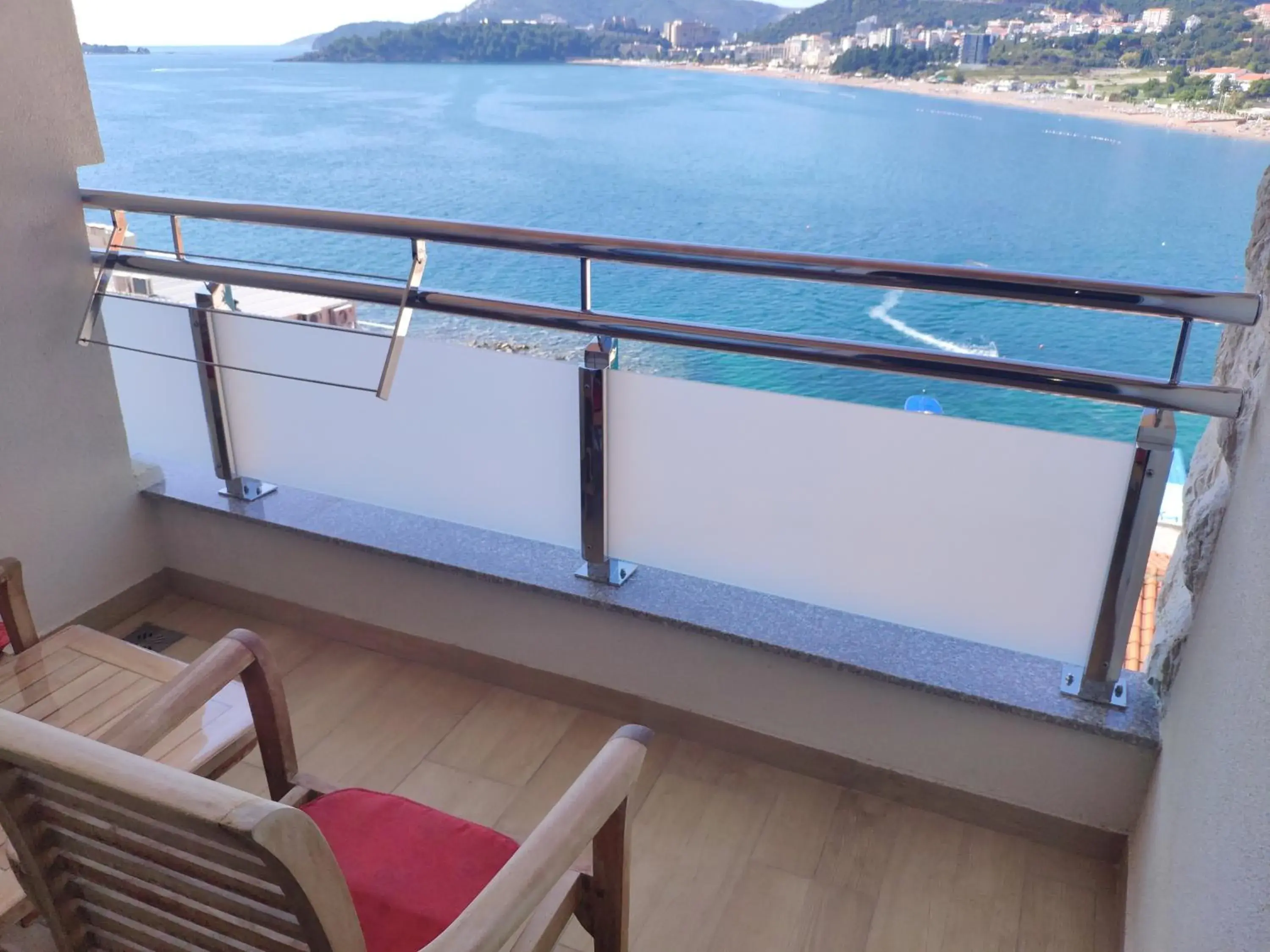 Double Room with Terrace and Sea View in Apartments Stević - Monaco Double Room with Terrace and Sea View in Apartments Stević - Monaco