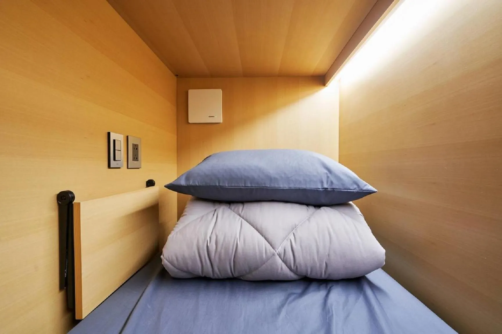 Bed in THE CAPSULE Myeongdong