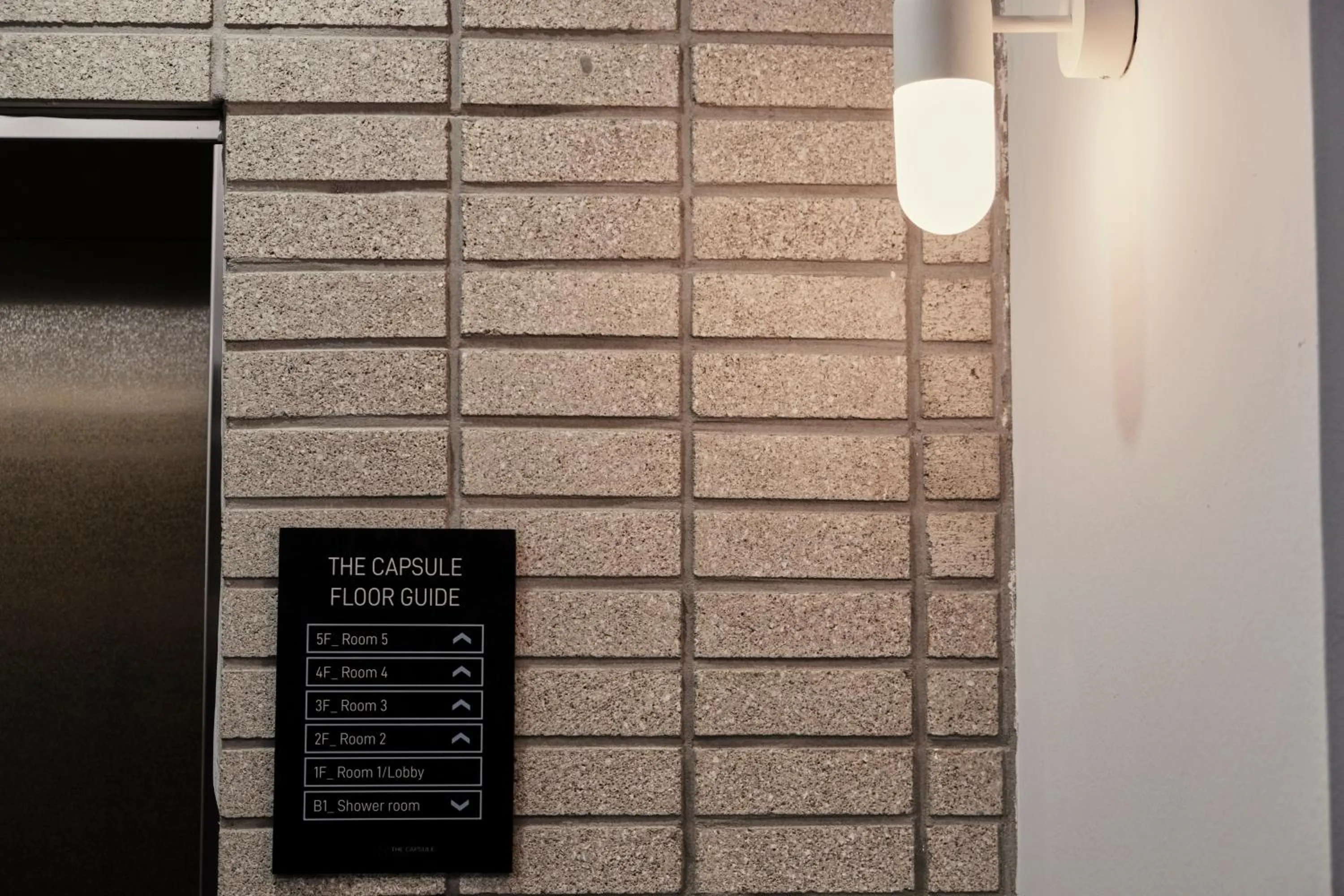 Lobby or reception in THE CAPSULE Myeongdong