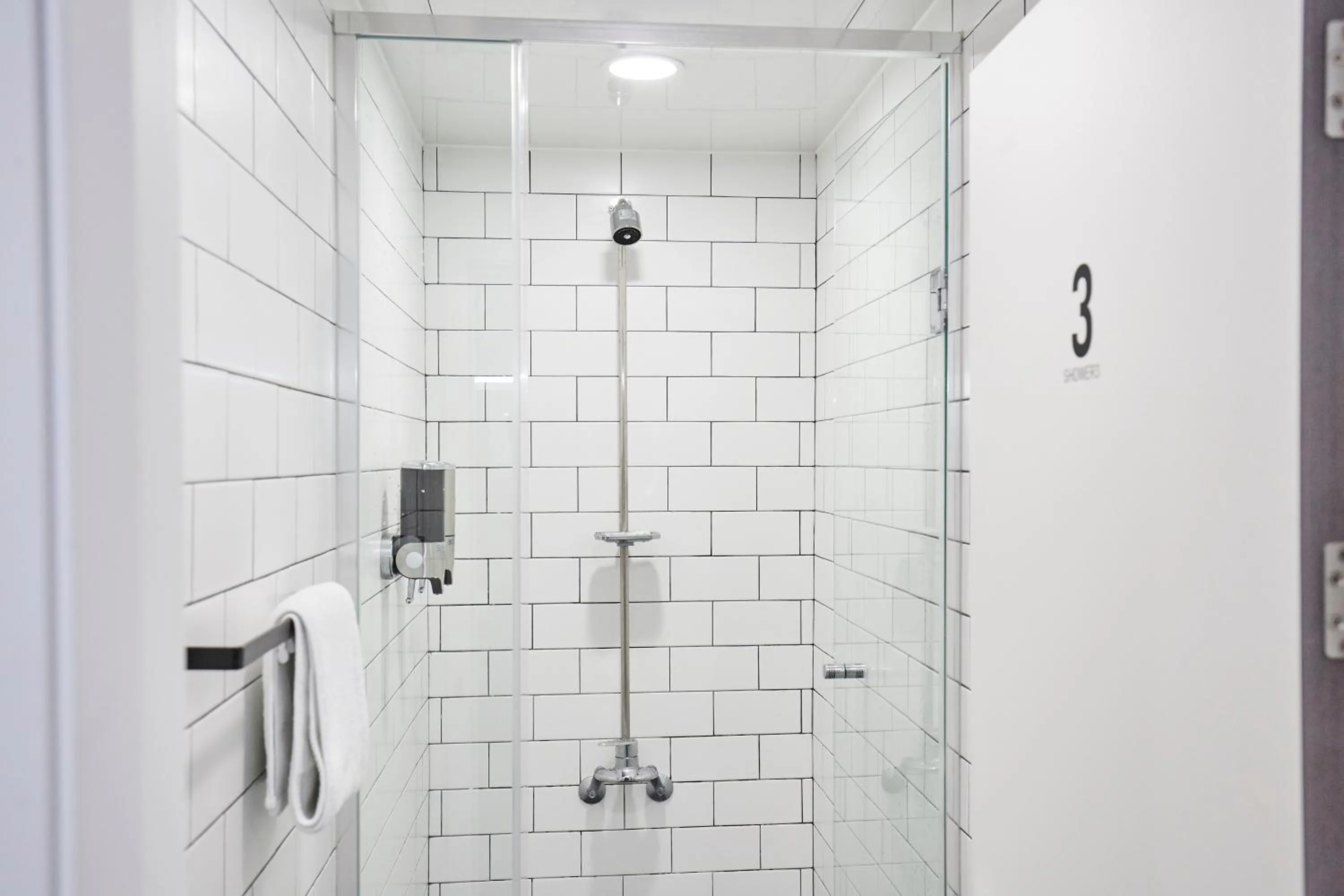 Shower in THE CAPSULE Myeongdong
