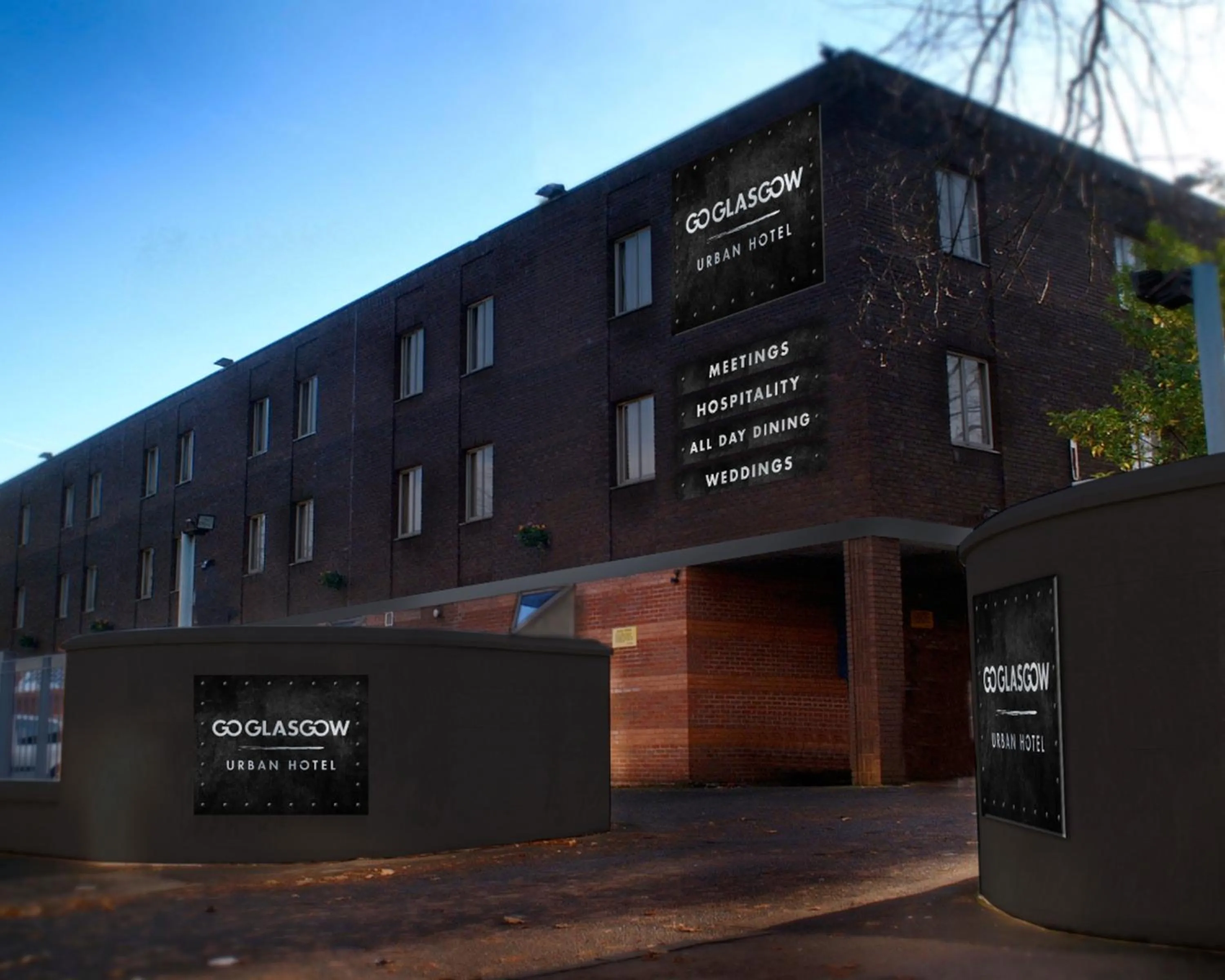 Street view in Glasgow West Hotel by Compass Hospitality