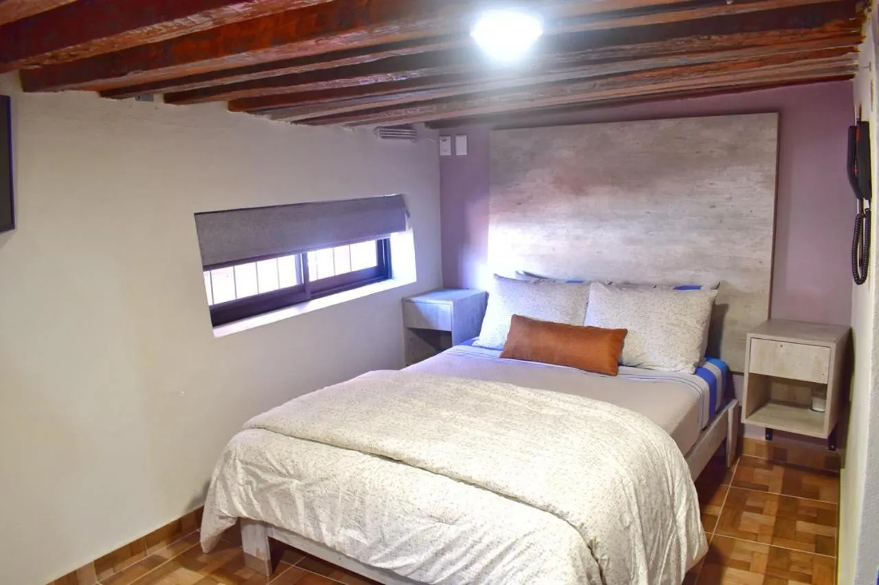 Photo of the whole room, Bed in Hotel Corazón Mexicano