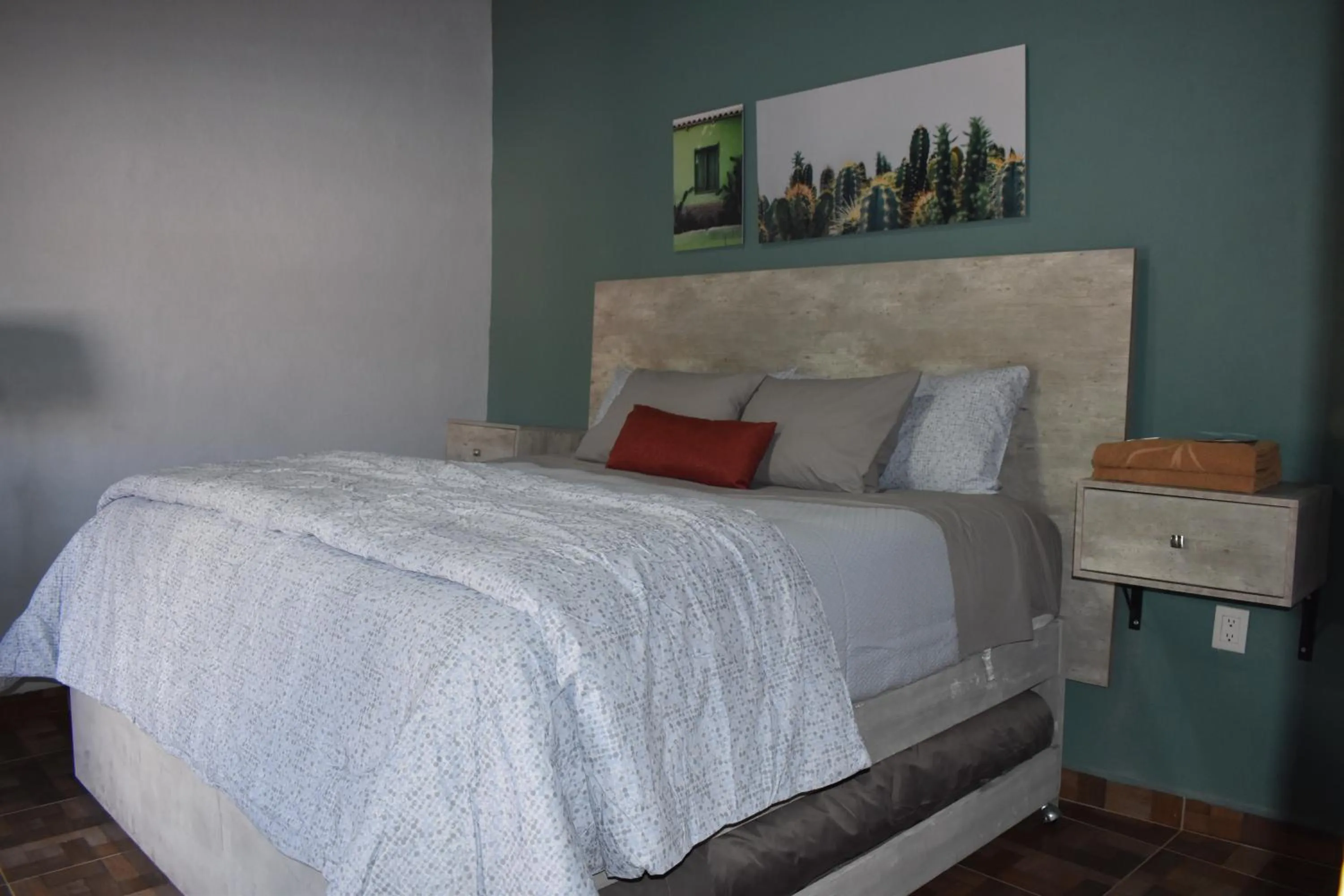 Bed in Hotel Corazón Mexicano