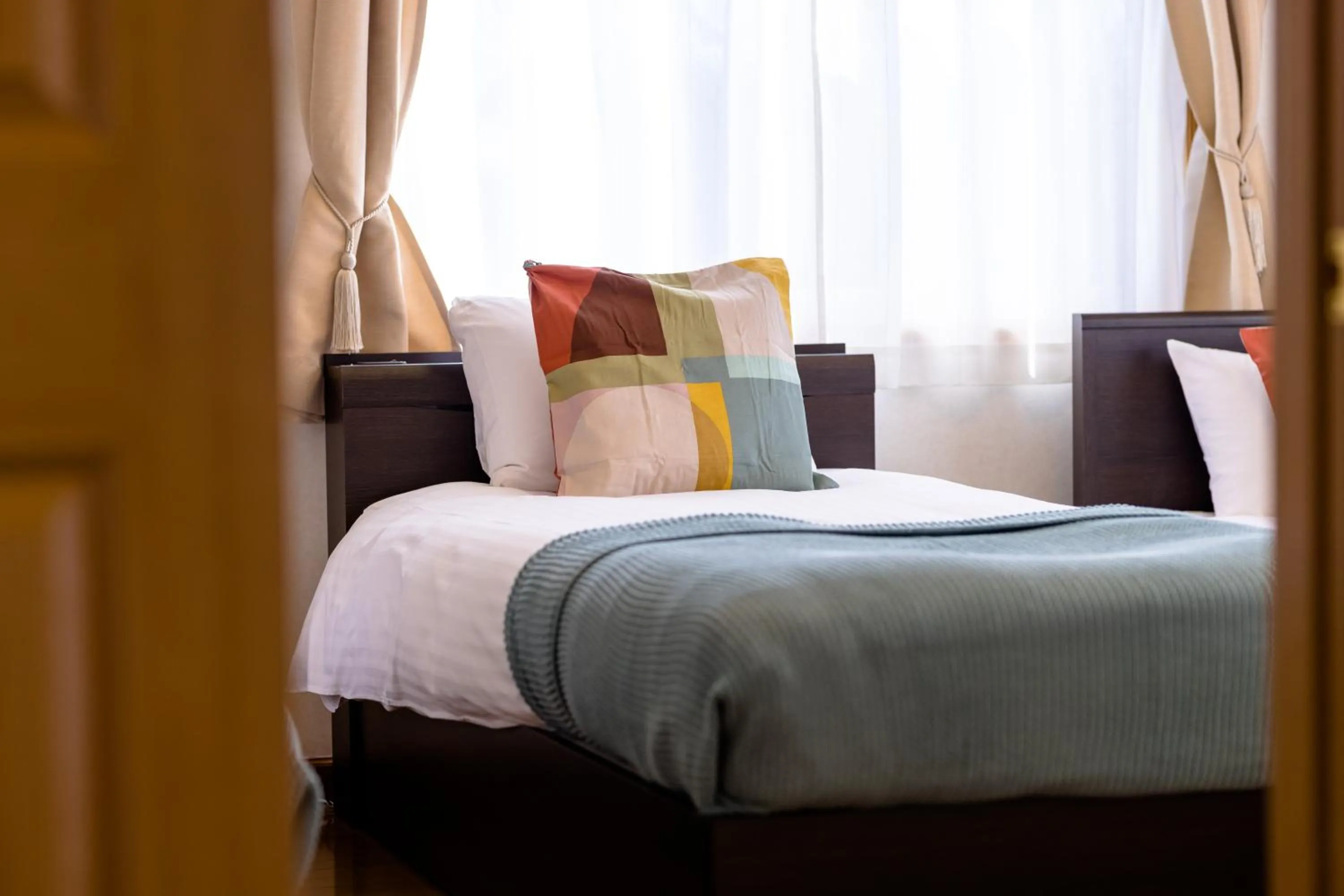 Bed in Ma Maison Mt. Fuji Kawaguchiko