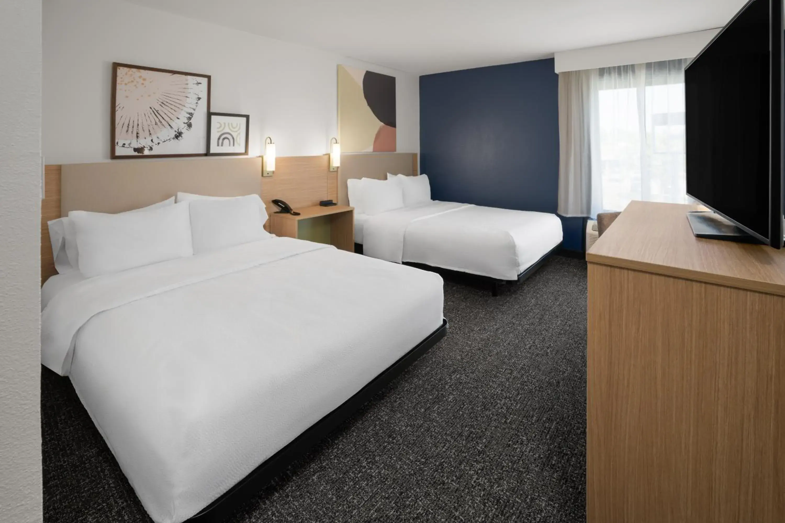 Bedroom, Bed in Spark by Hilton Decatur Bedroom, Bed in Spark by Hilton Decatur