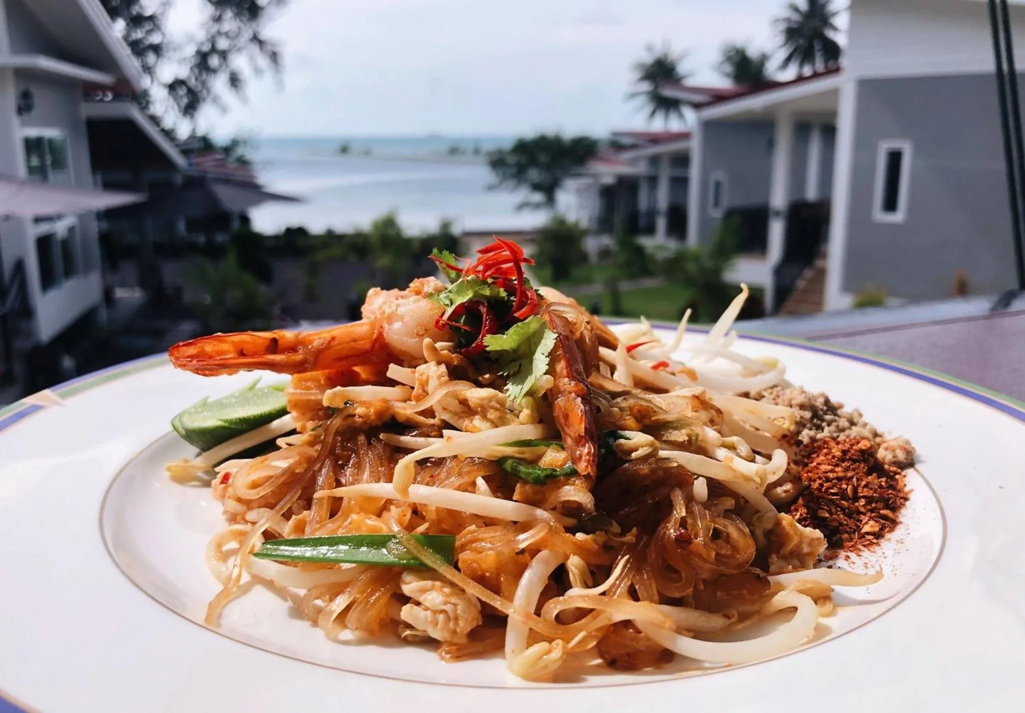 Food close-up in The Seaside Resort Koh Phangan