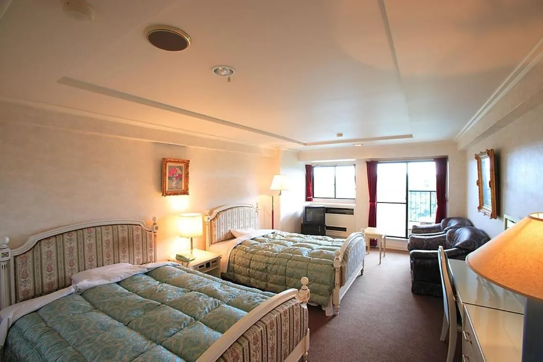 Bed in Hotel Green Hill Otaki