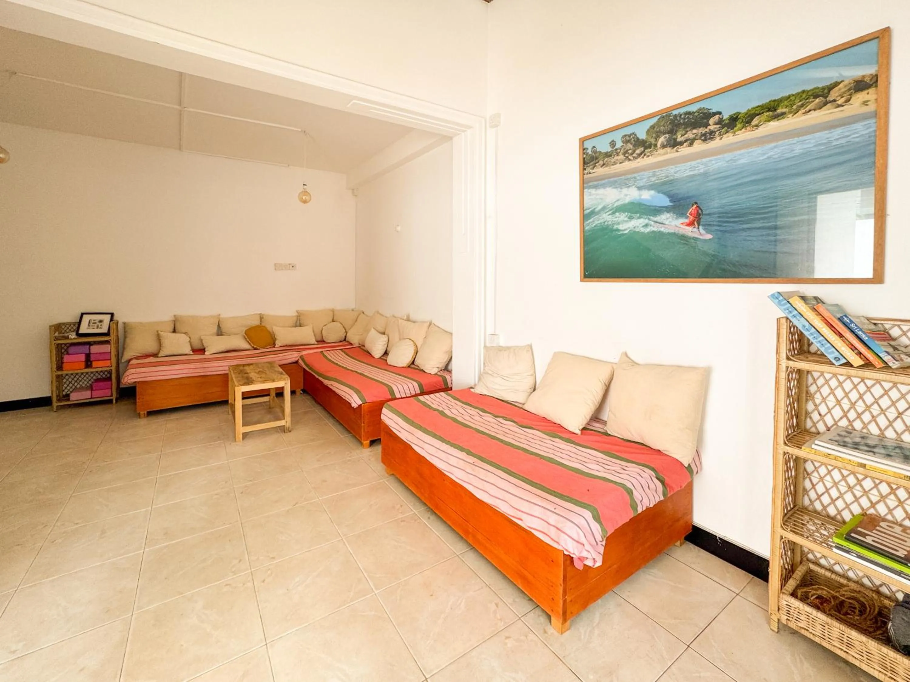 Bed in Lucky's Surf Camp