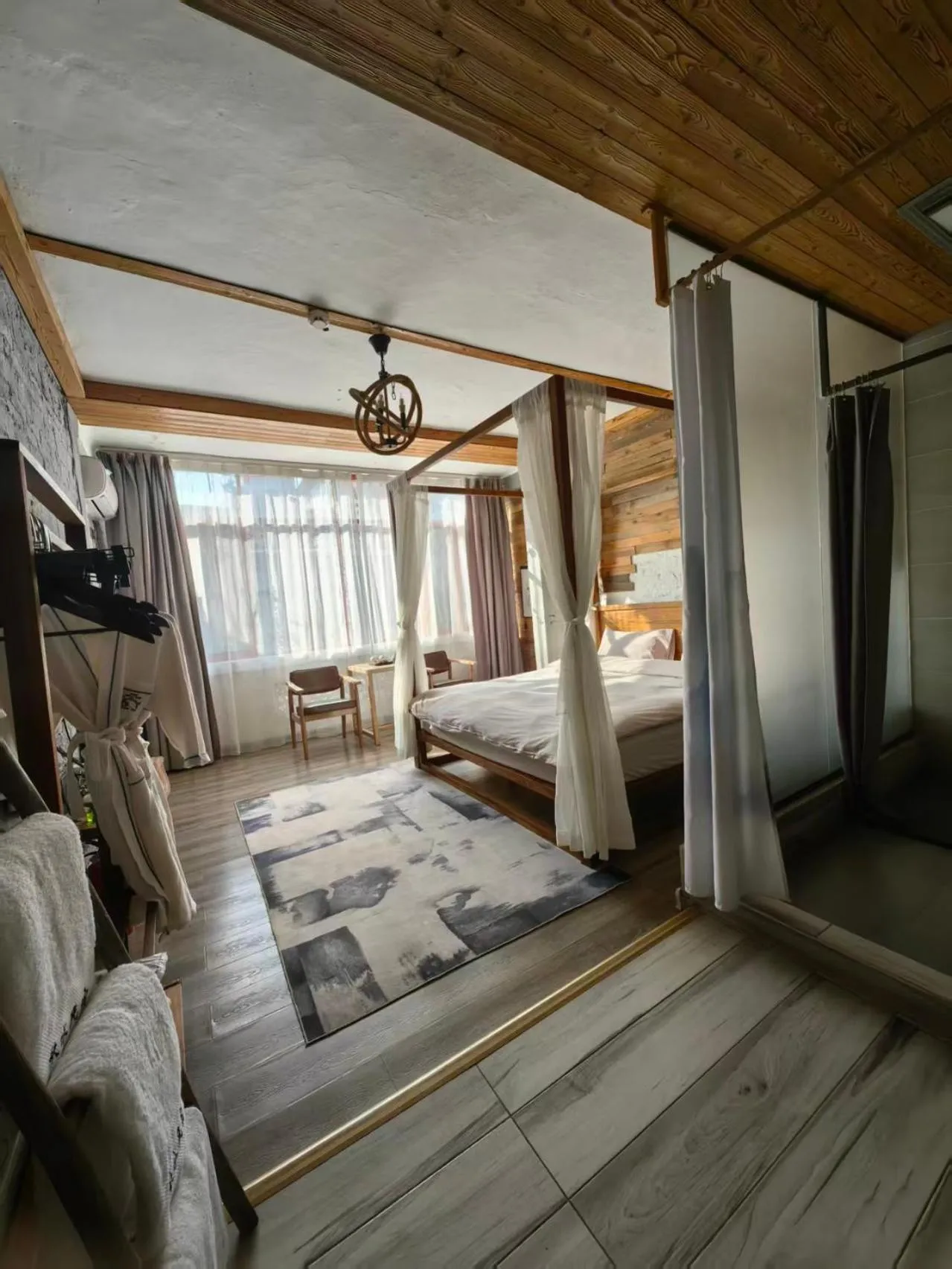 Bed in Autumn Inn