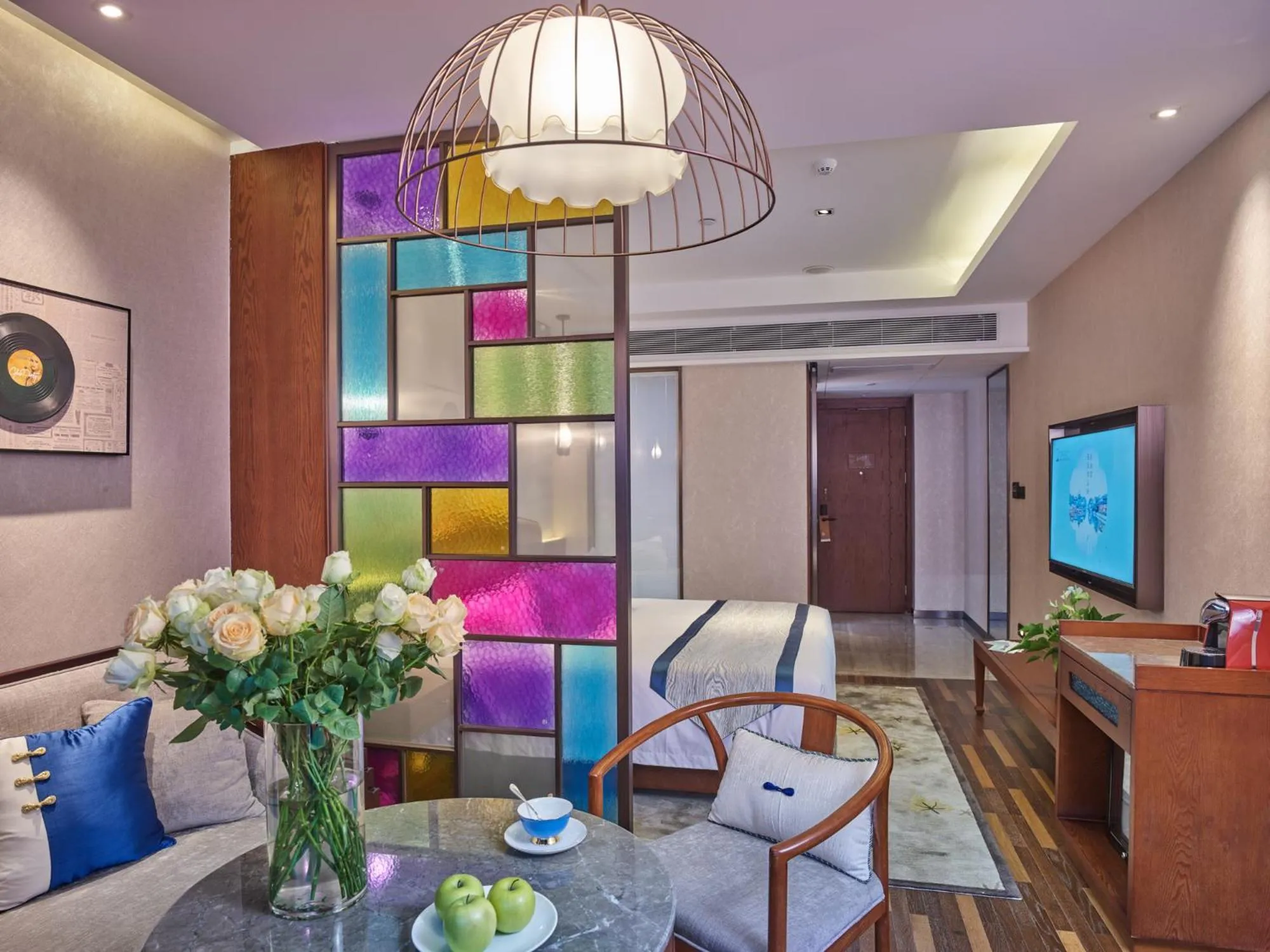 Seating area in SSAW Boutique Hotel Nanjing Grand Theatre