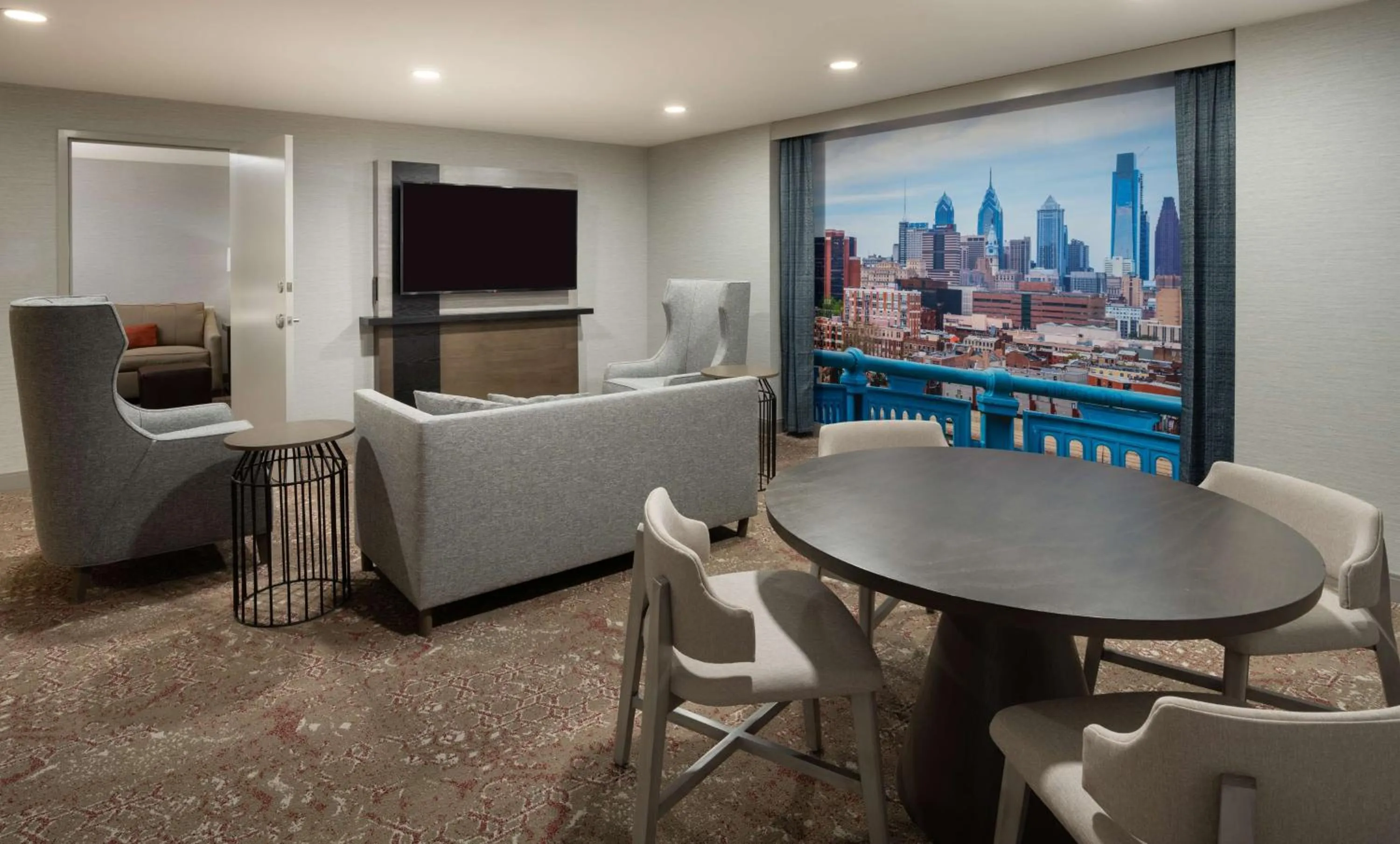 Living room in Hilton Garden Inn Philadelphia Center City
