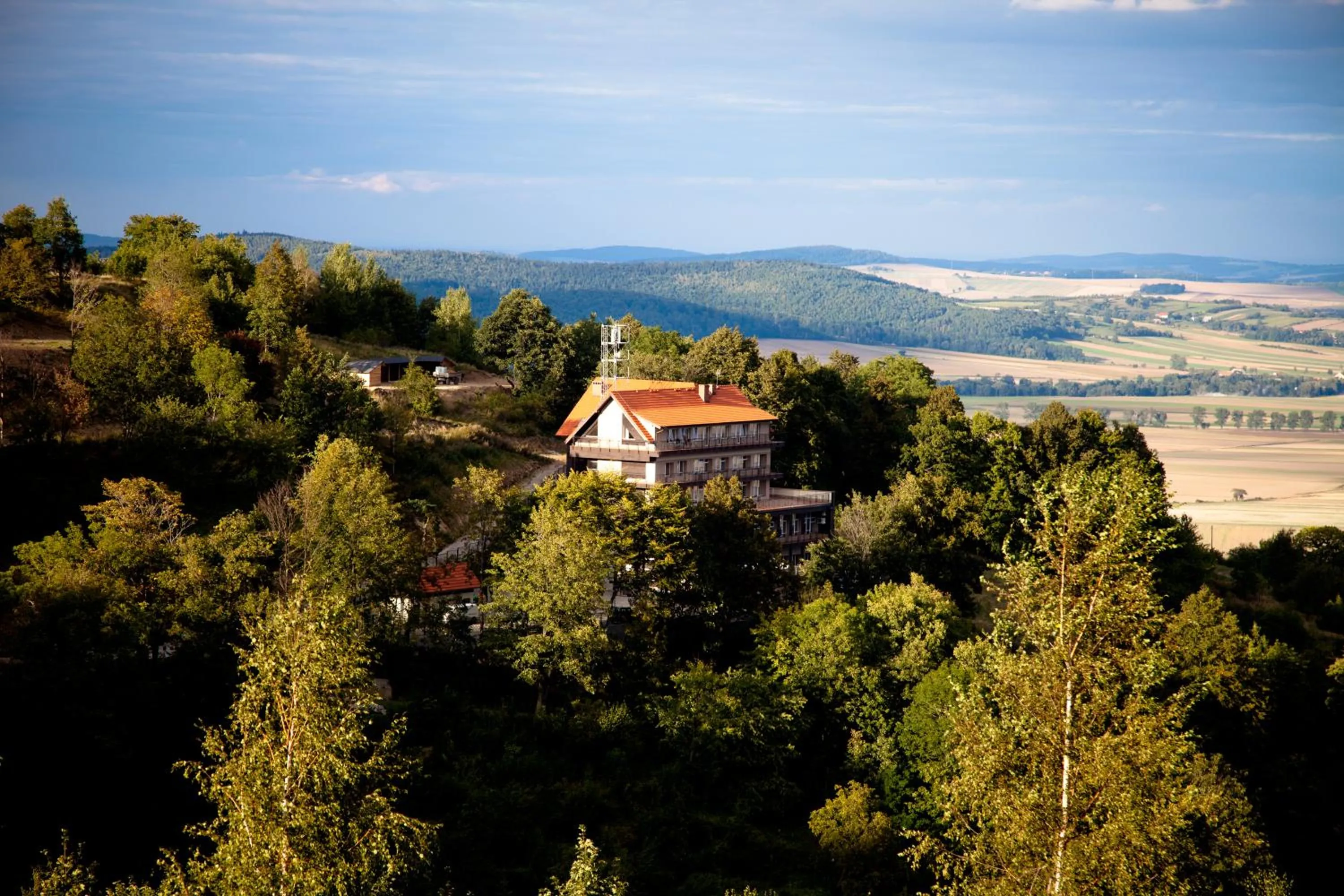 Bird's eye view in Hotel Srebrna Góra