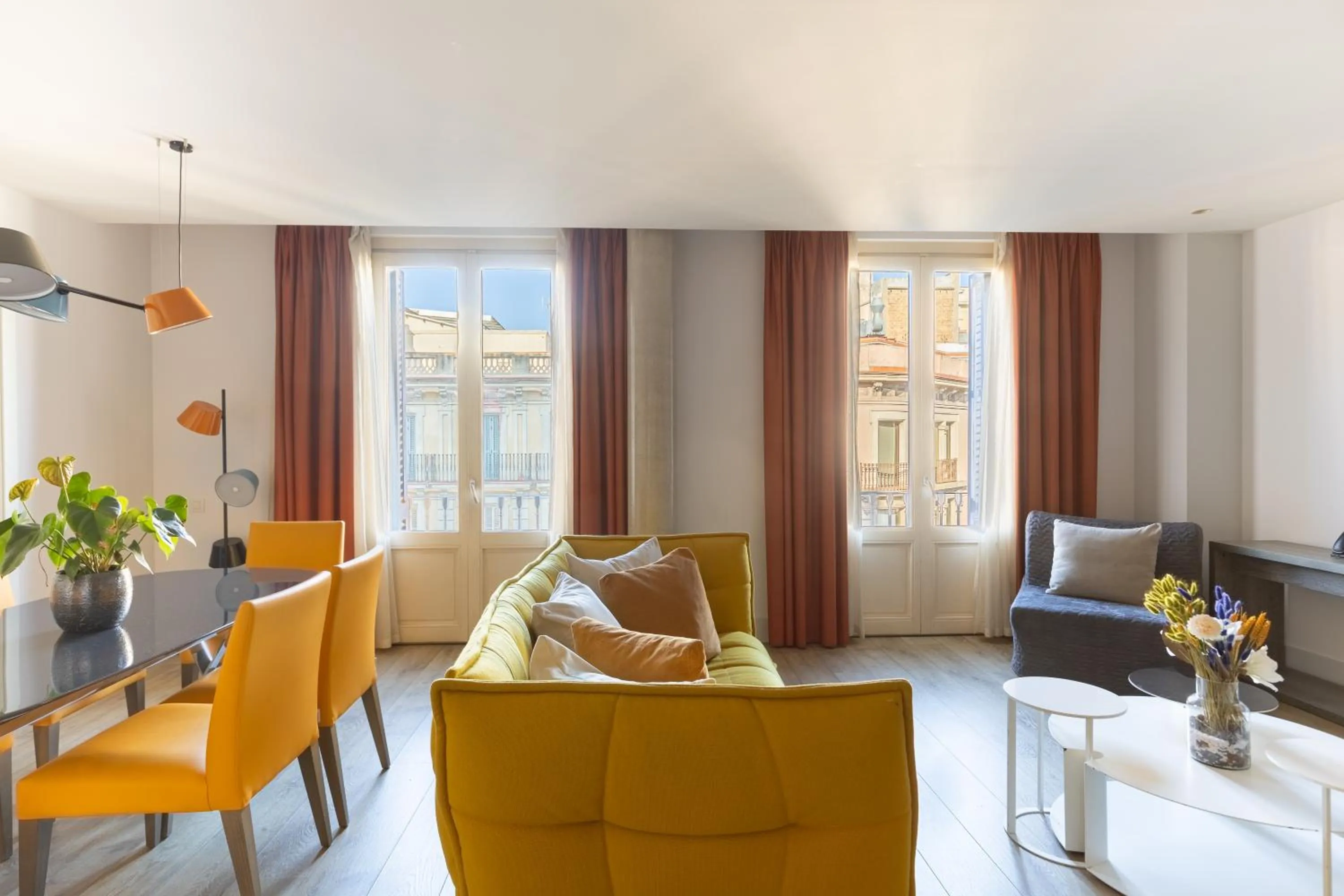 Living room in Cosmo Apartments Passeig de Gràcia