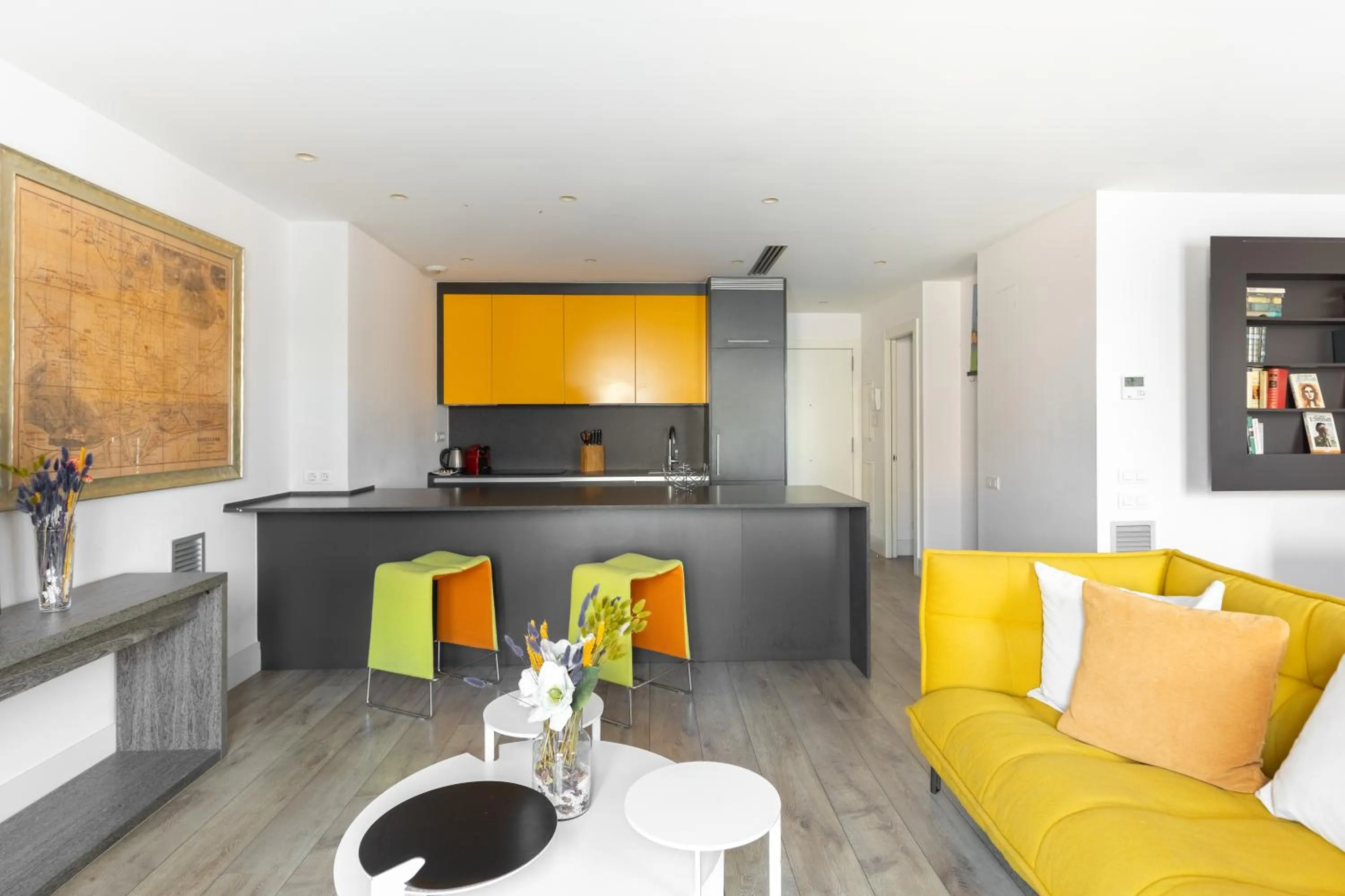 Kitchen or kitchenette in Cosmo Apartments Passeig de Gràcia