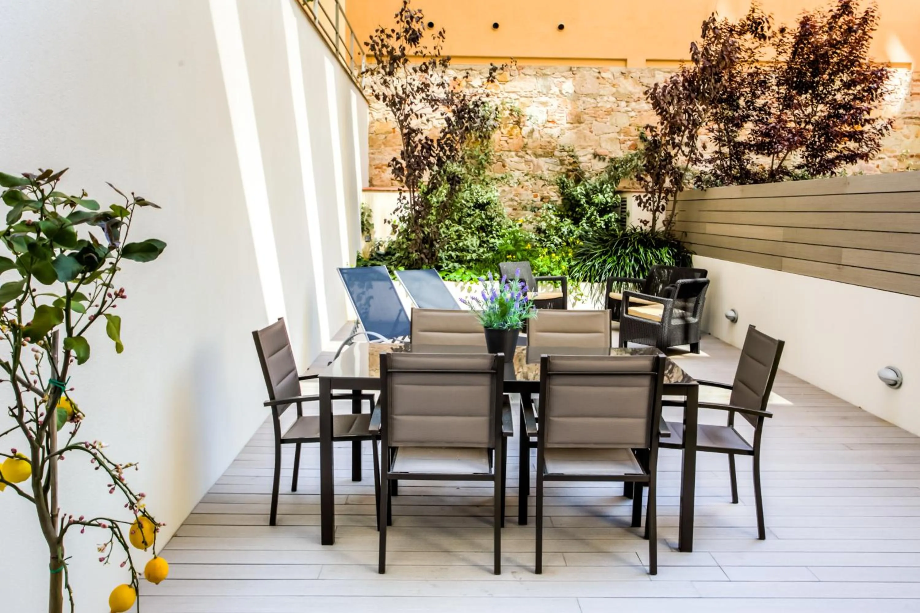 Garden in Cosmo Apartments Passeig de Gràcia