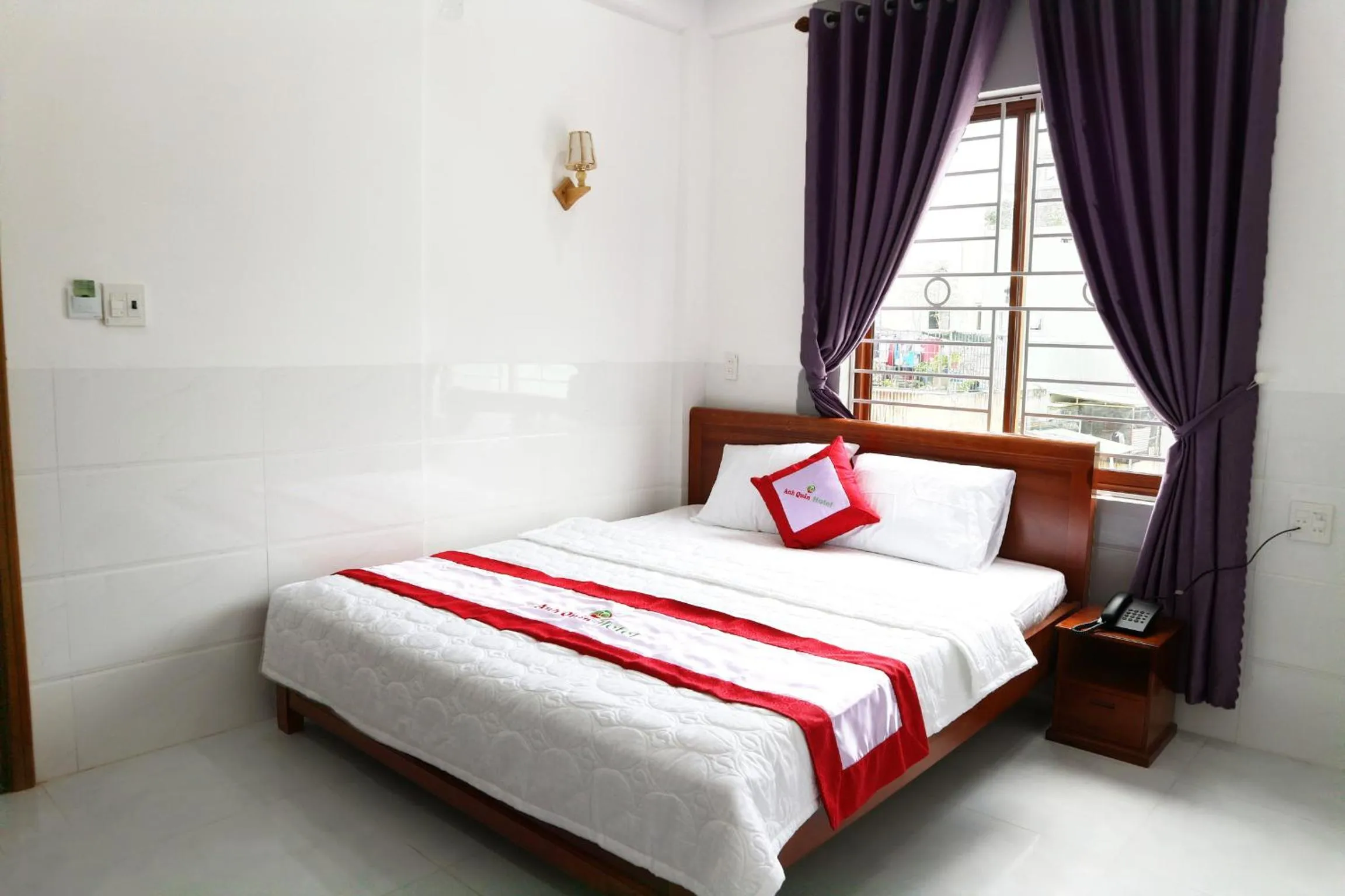 Bed in Anh Quân Hotel