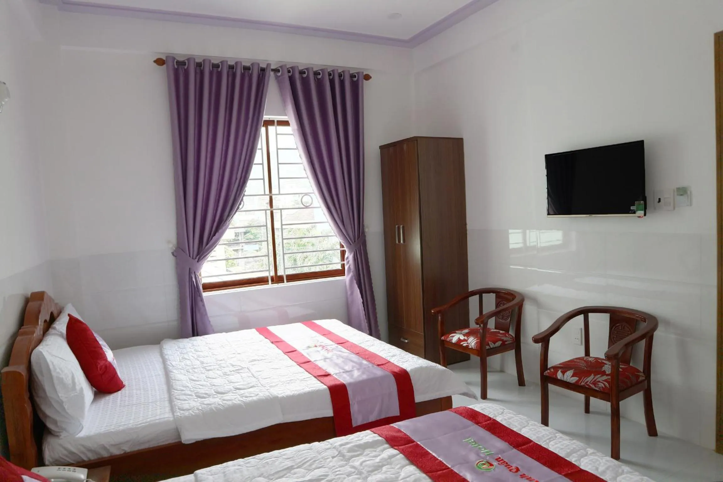 Bed in Anh Quân Hotel