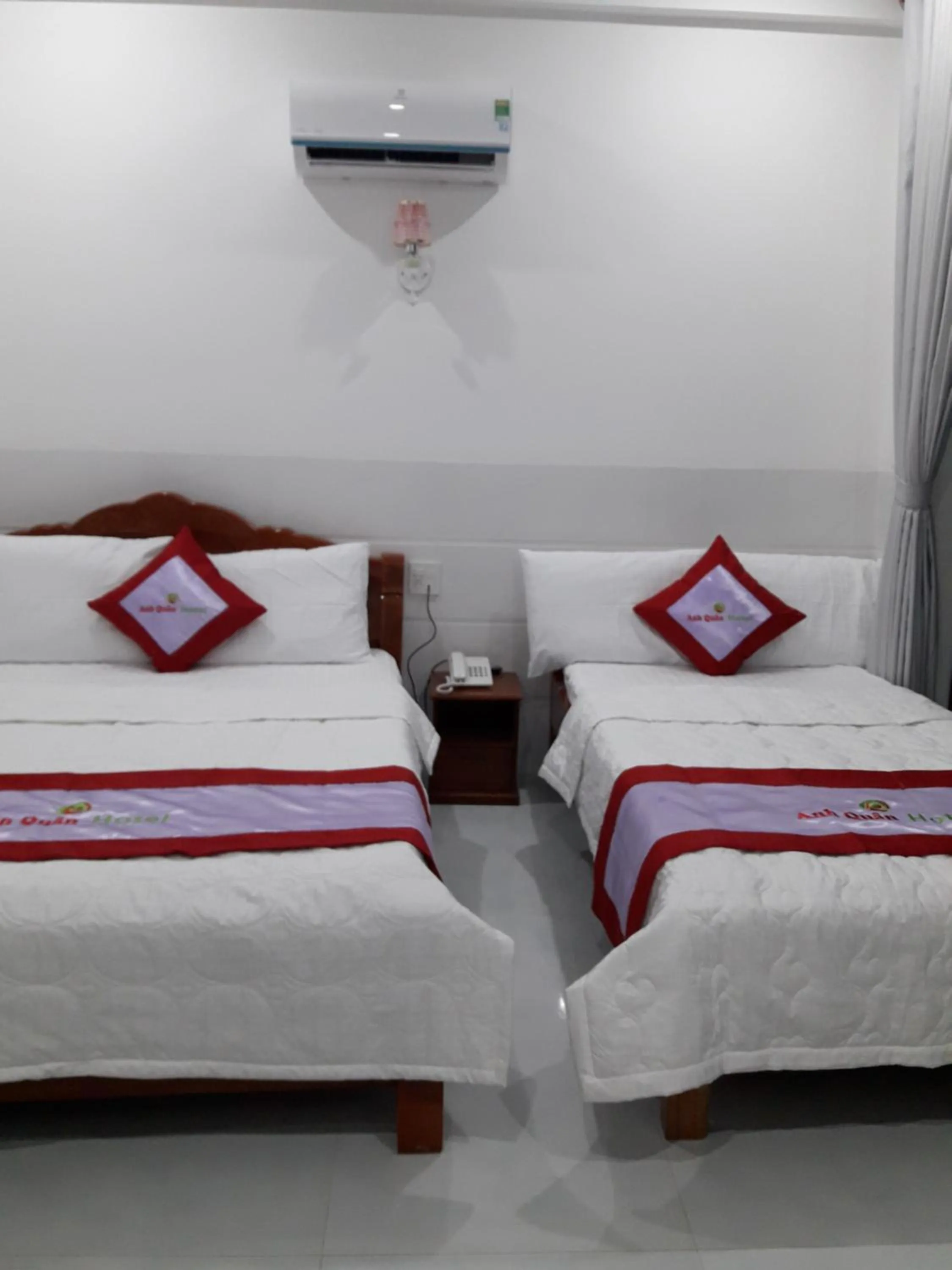 Bed in Anh Quân Hotel