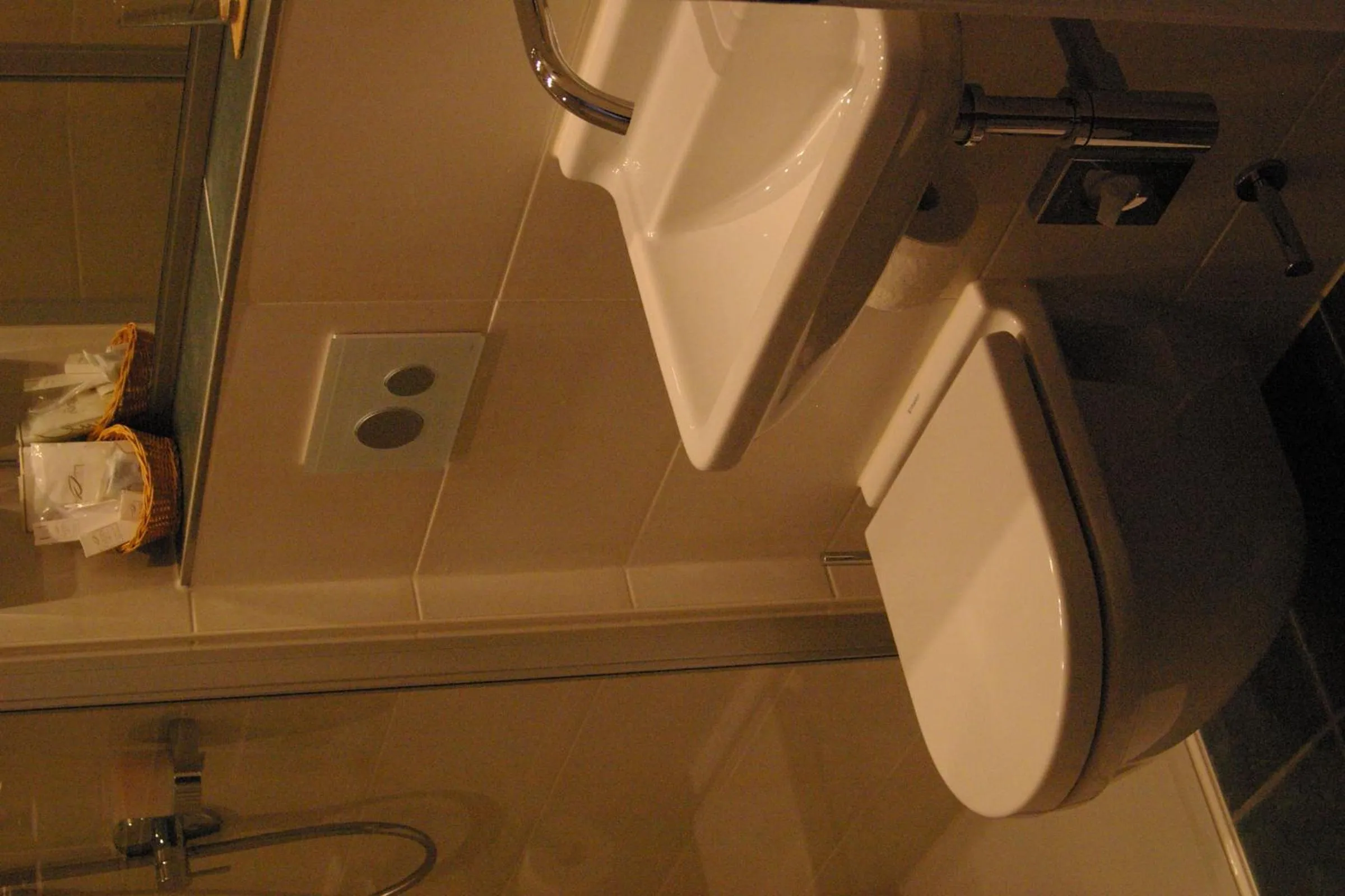 Shower in Hotel Seethaler