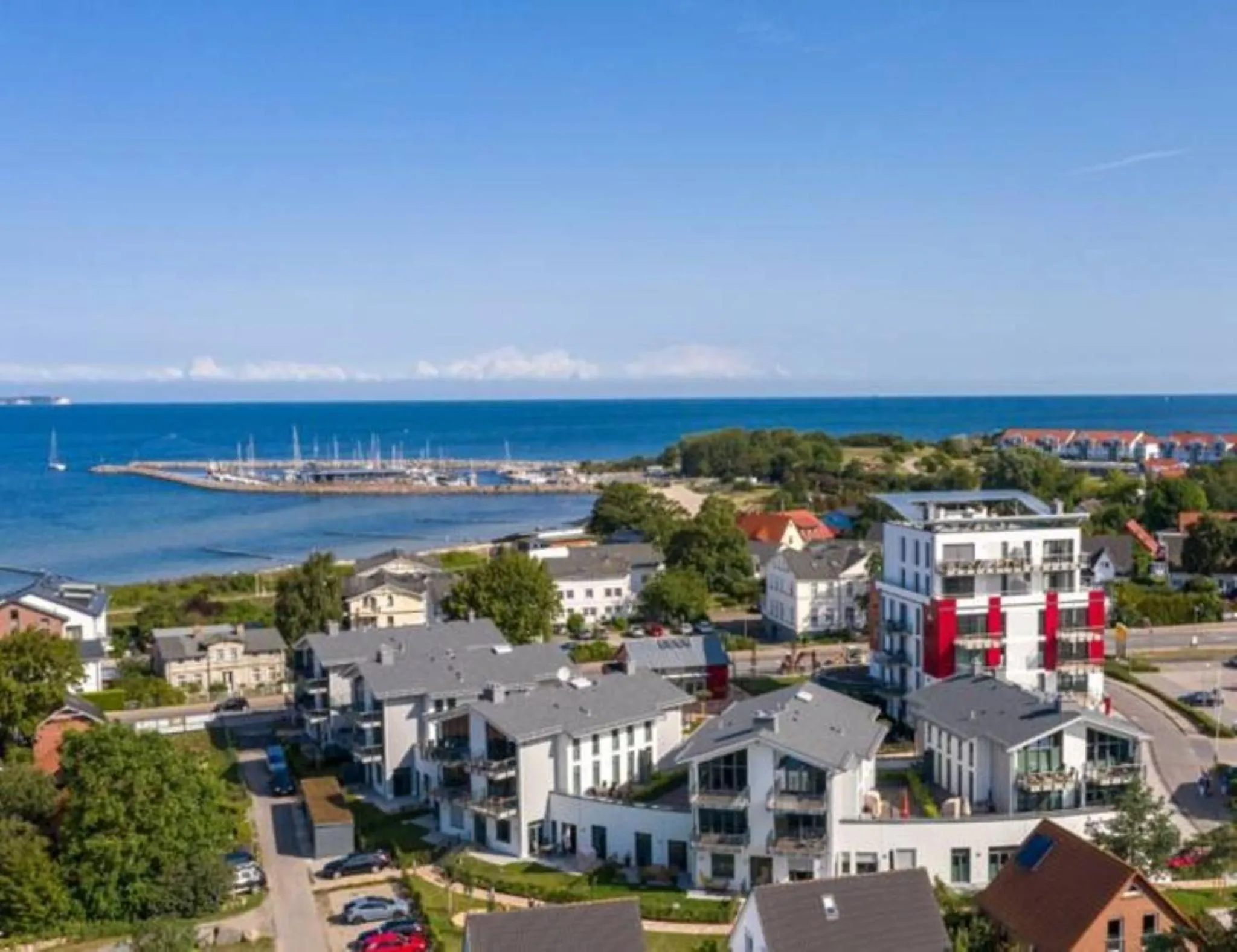 Bird's eye view in Heimathafen am Boddenmarkt