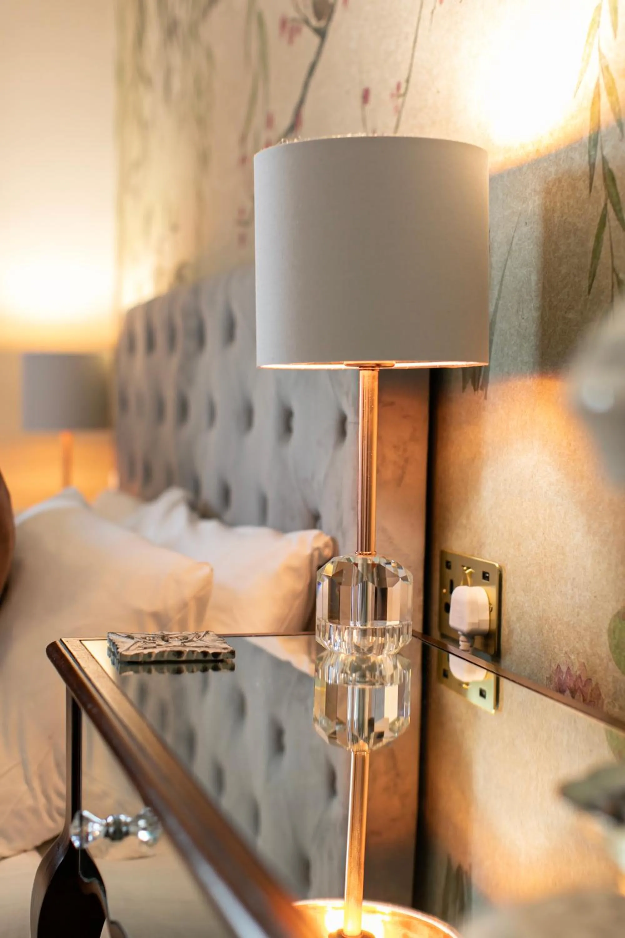 Decorative detail, Bed in Afon View