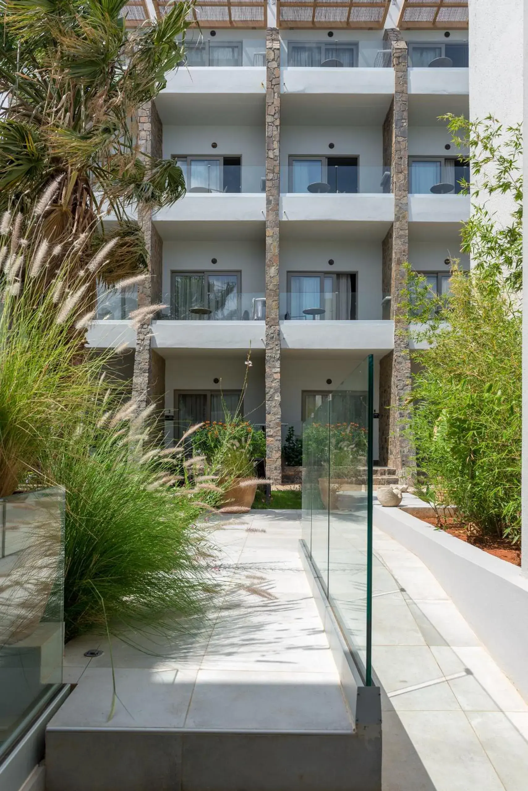 Facade/entrance in Elounda Orama Facade/entrance in Elounda Orama