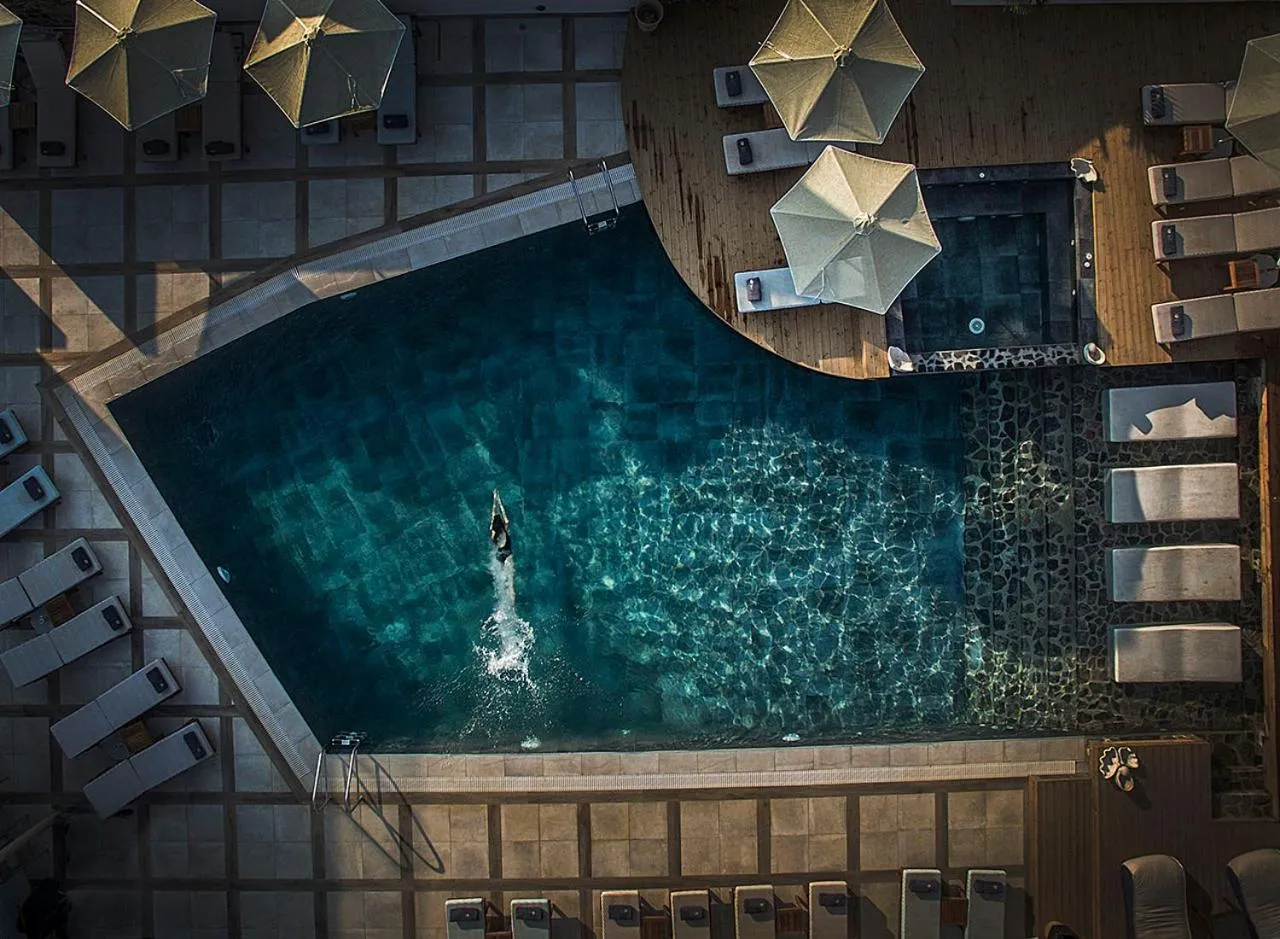 Swimming pool in Elounda Orama