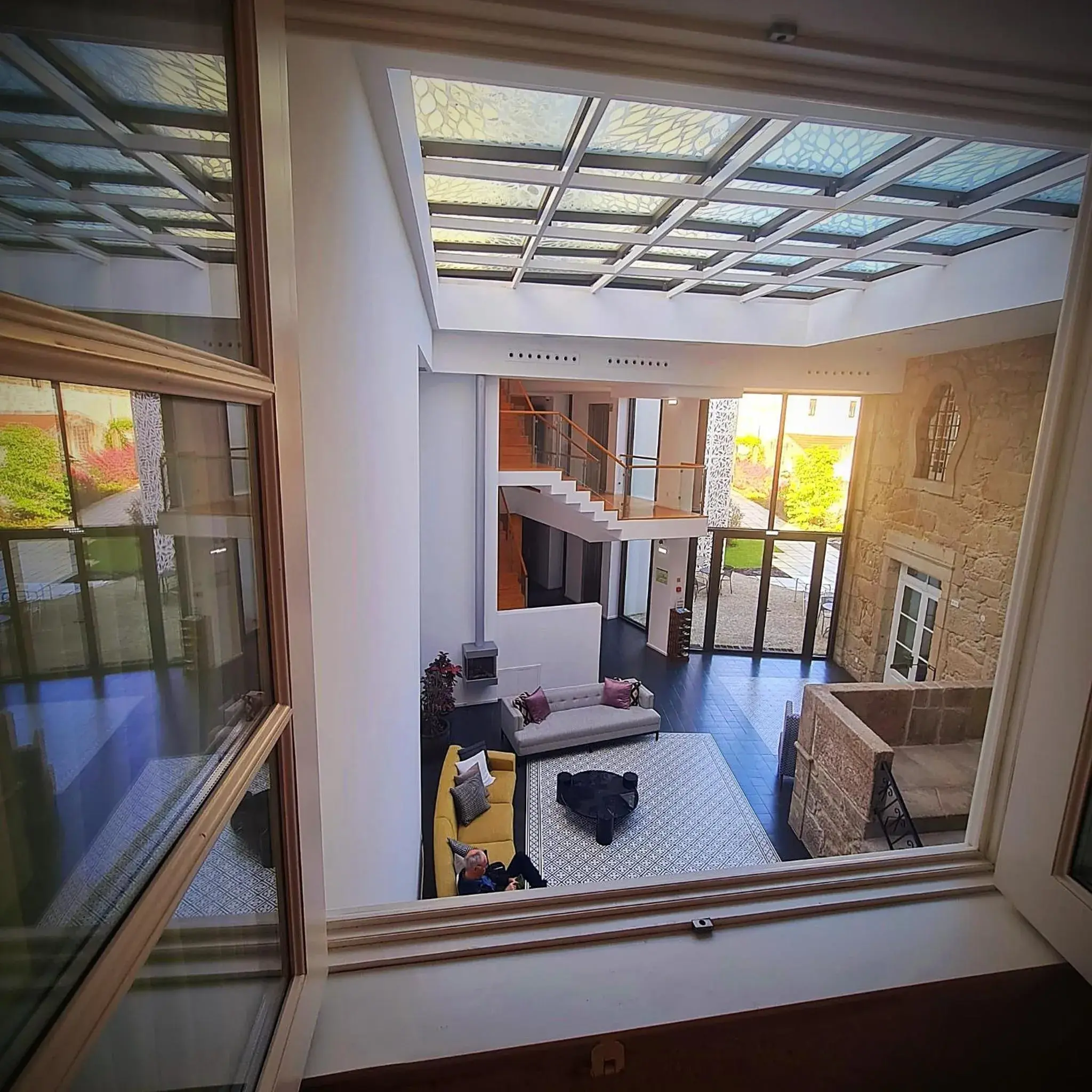 View (from property/room), Bed in Caléway Hotel View (from property/room), Bed in Caléway Hotel