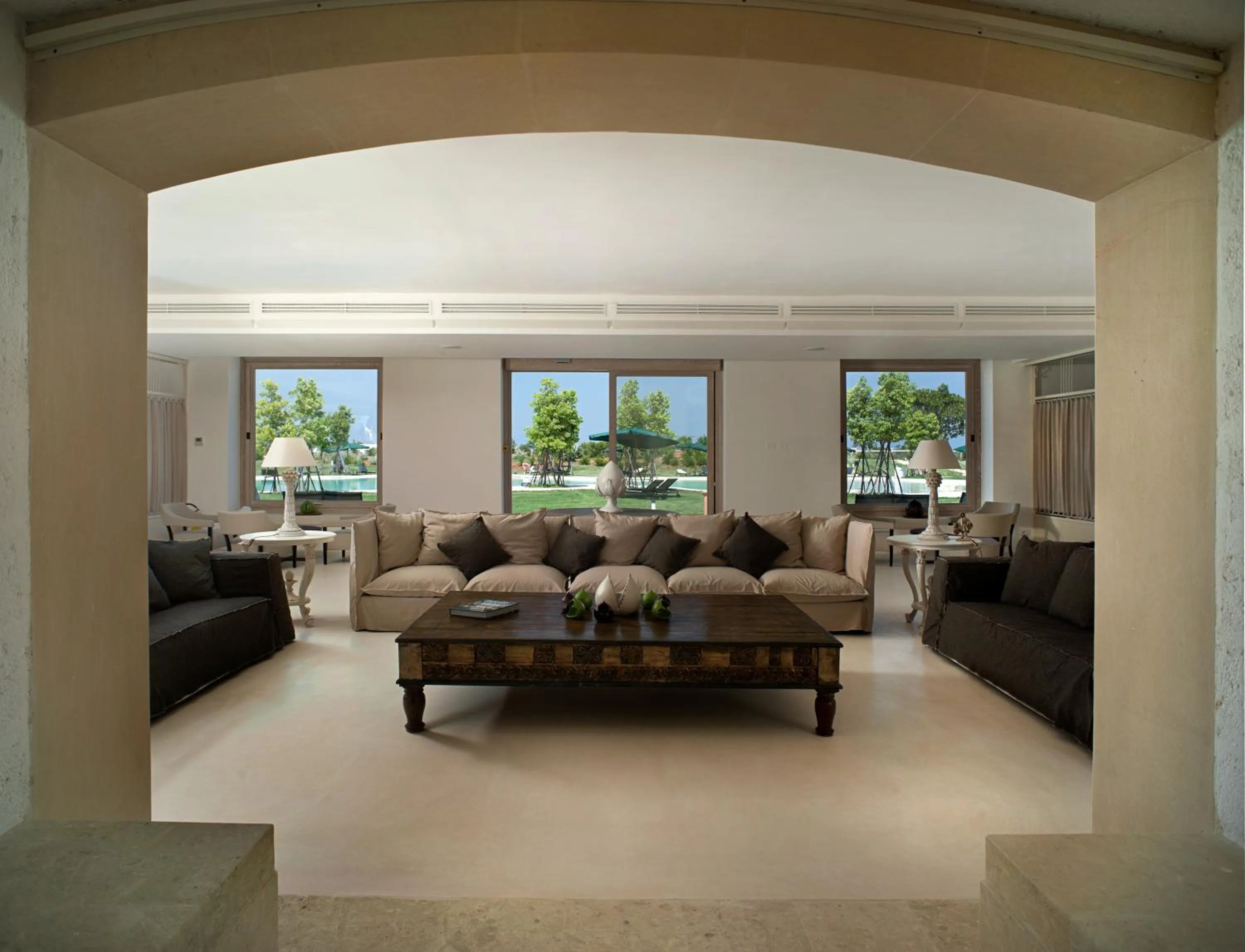 Communal lounge/ TV room in Furnirussi Tenuta