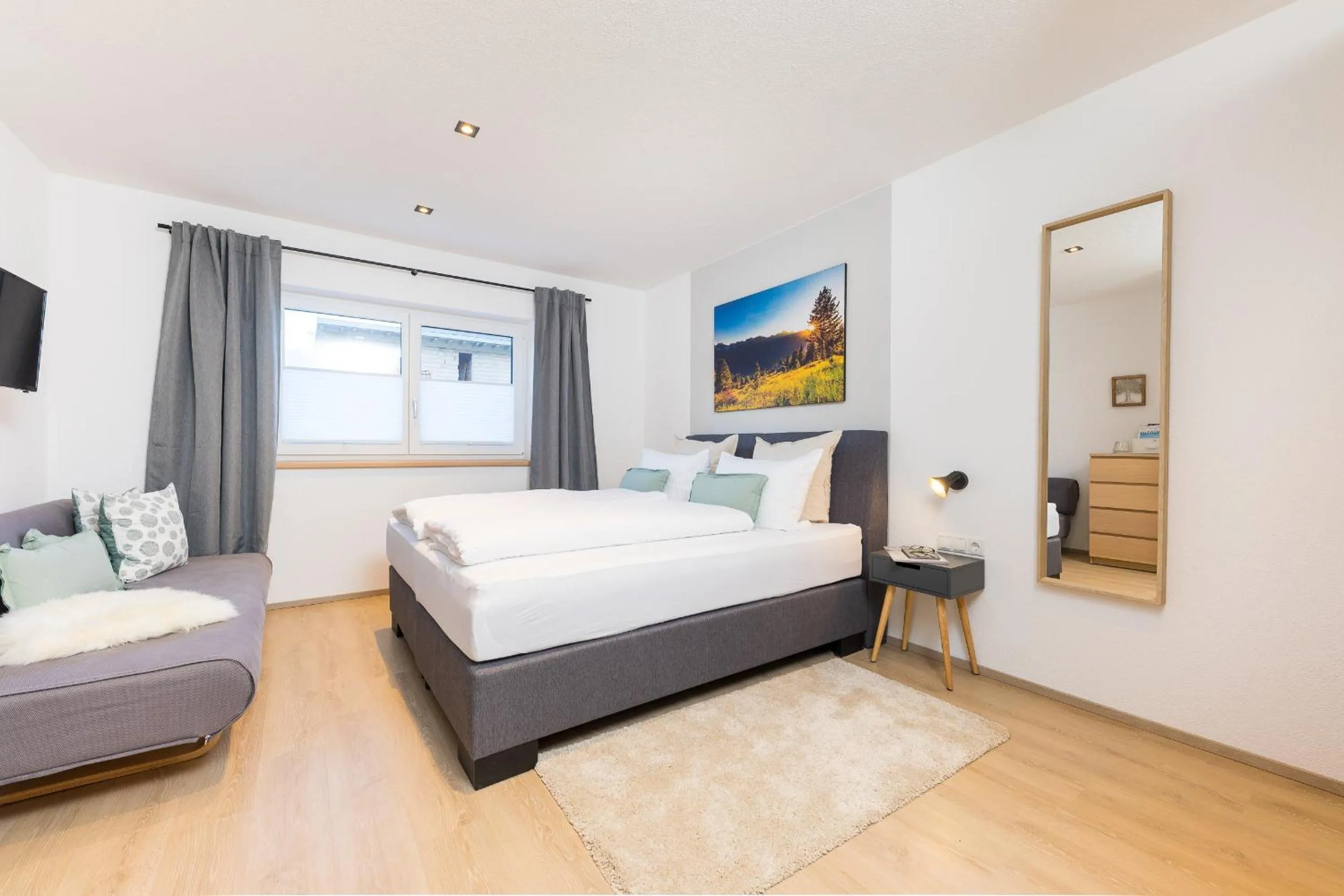 Bed in Easy Living Apartment Ötztal