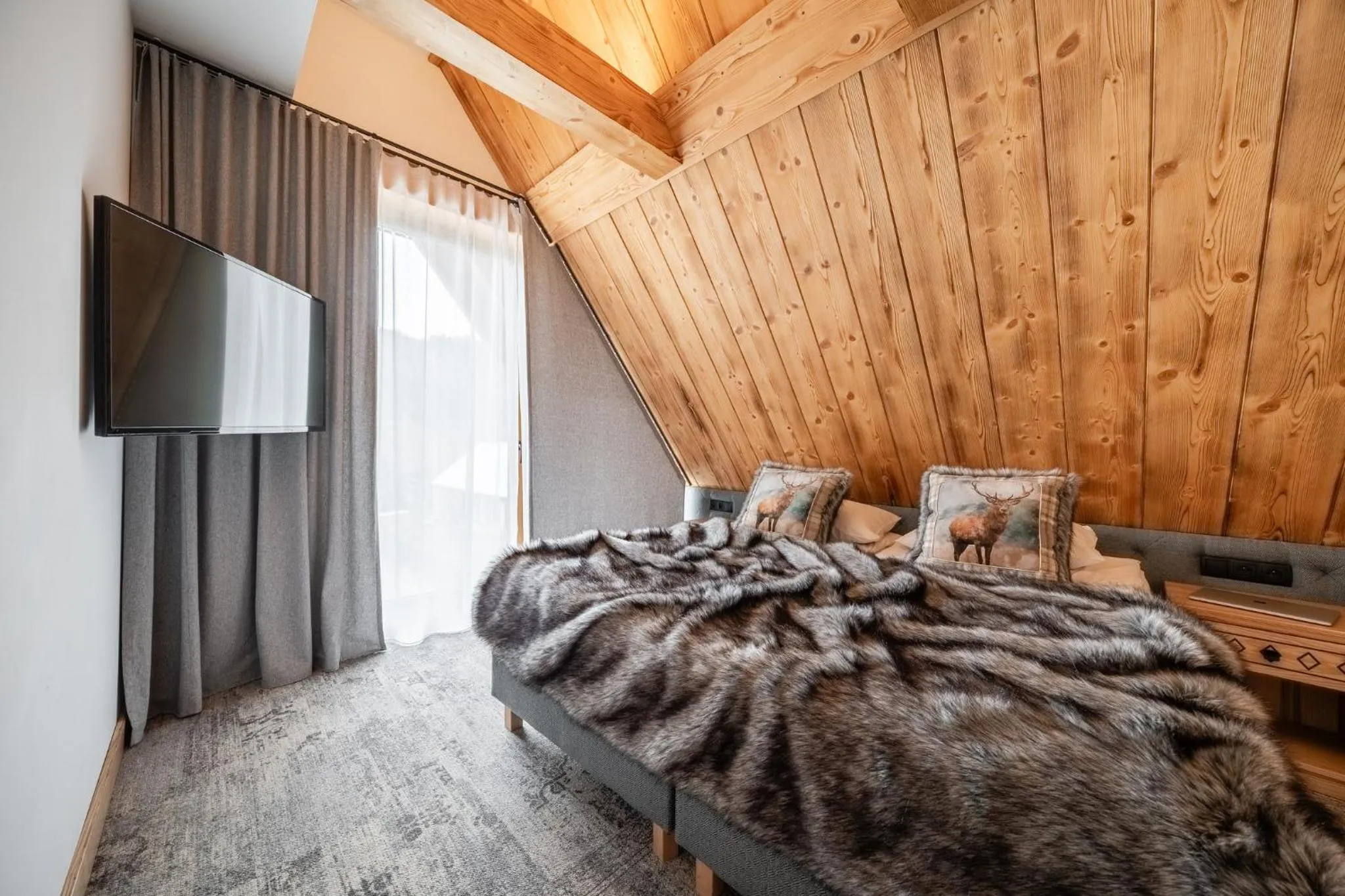 Bed in Hotel Litworowy Staw