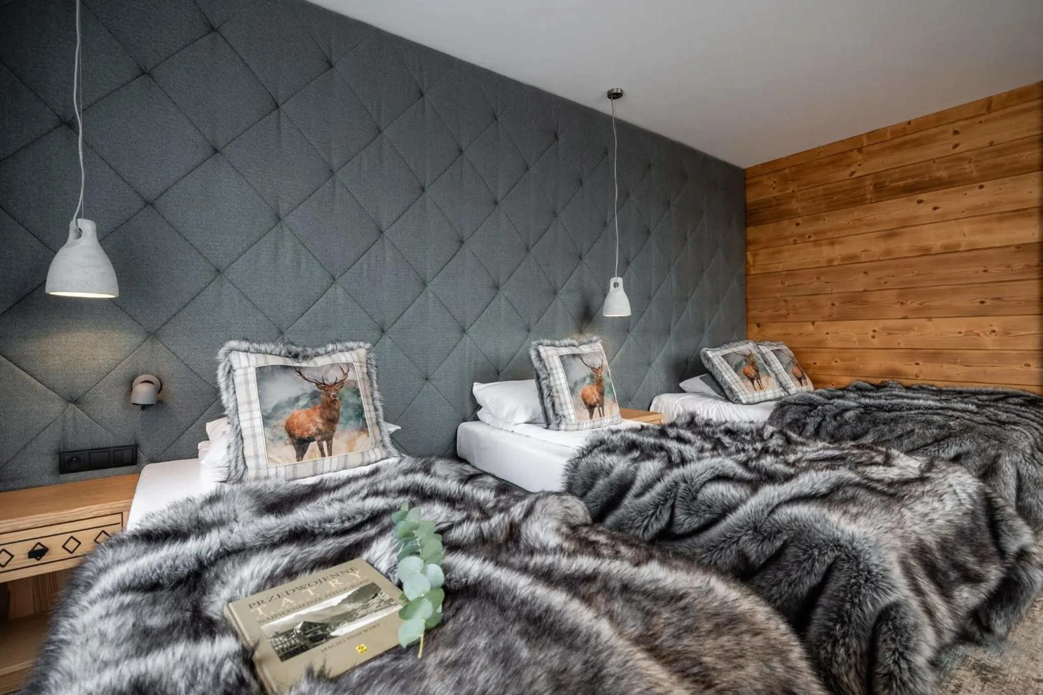 Bed in Hotel Litworowy Staw