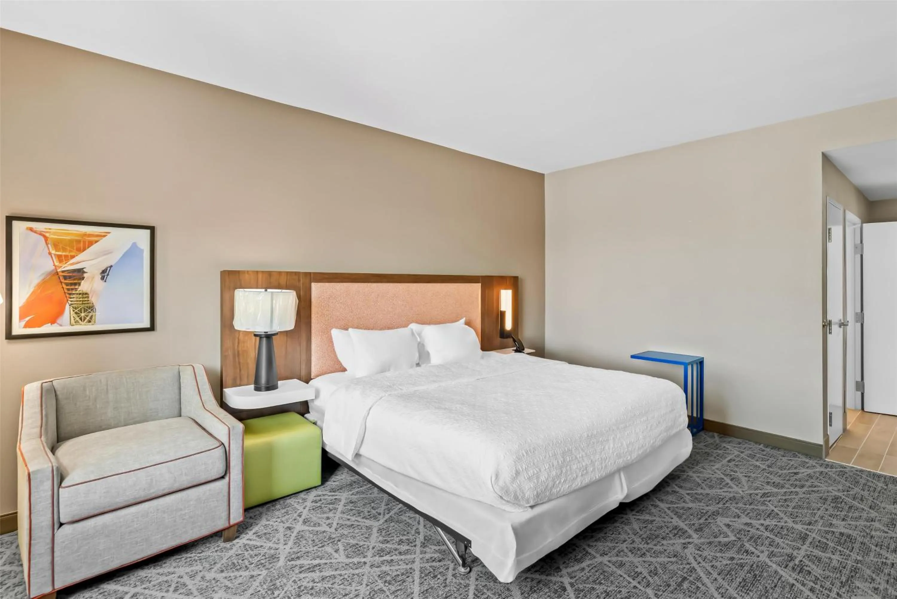 Bed in Hampton Inn & Suites Corpus Christi I-37 - Navigation Boulevard