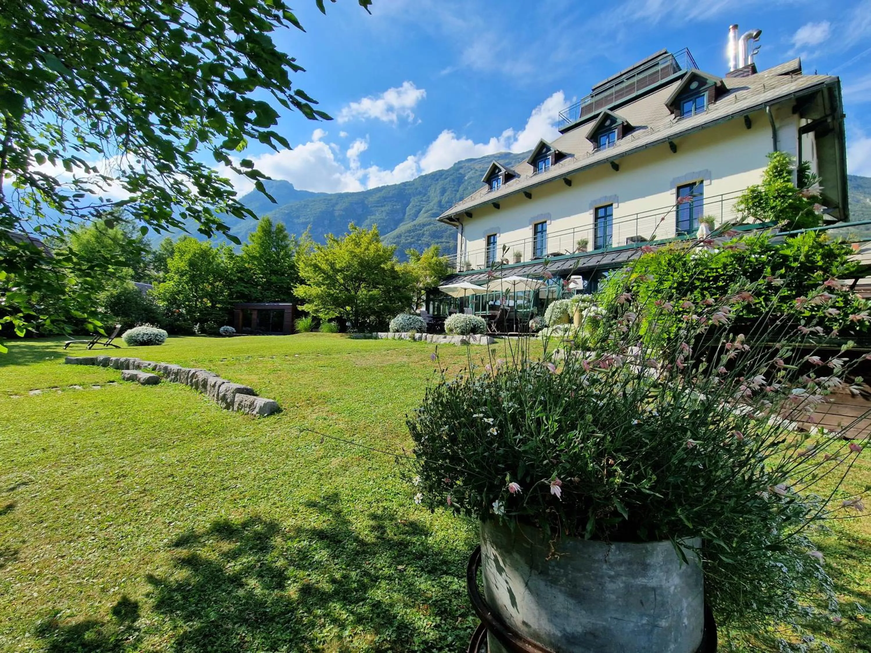 Garden in Boutique Hotel Dobra Vila Bovec