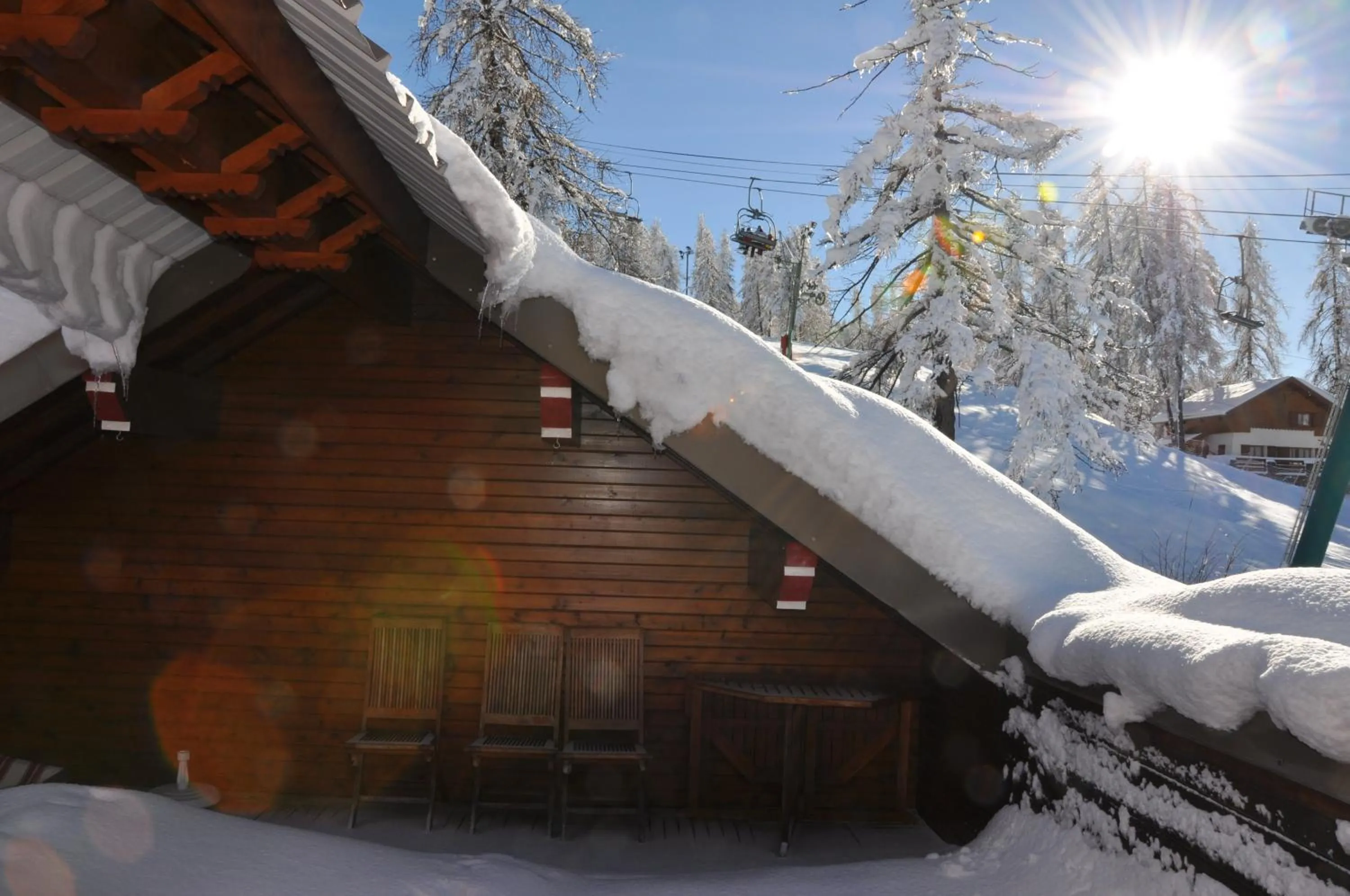 Balcony/Terrace in Le Chalet Suisse