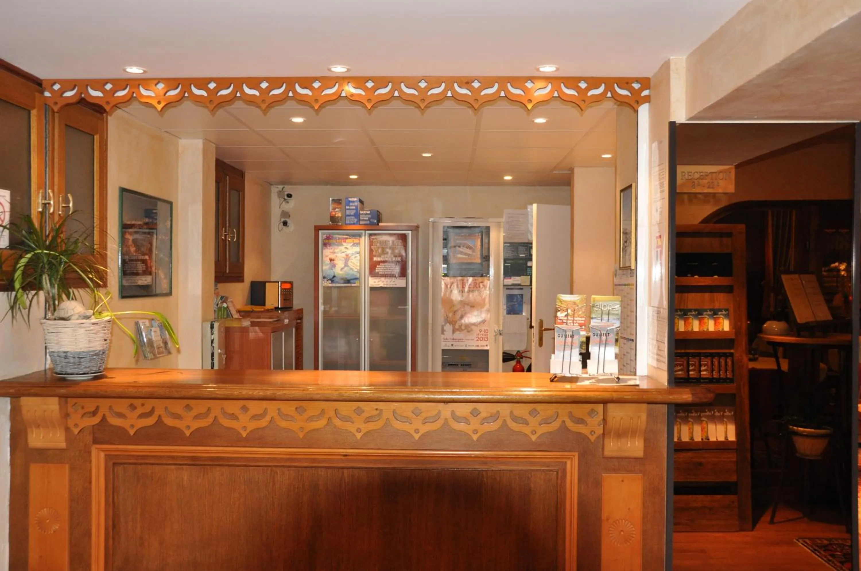 Lobby or reception in Le Chalet Suisse
