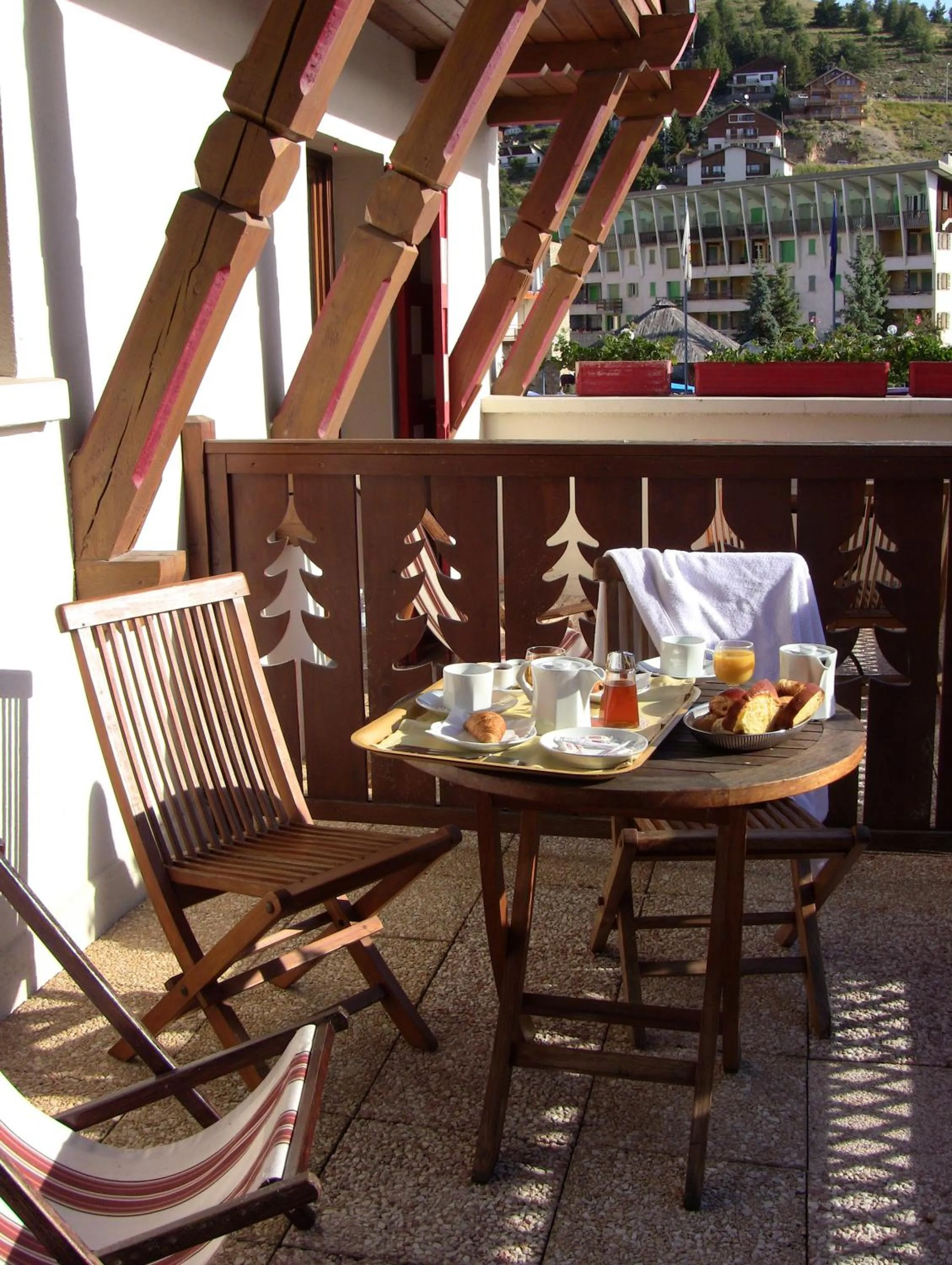 Balcony/Terrace in Le Chalet Suisse
