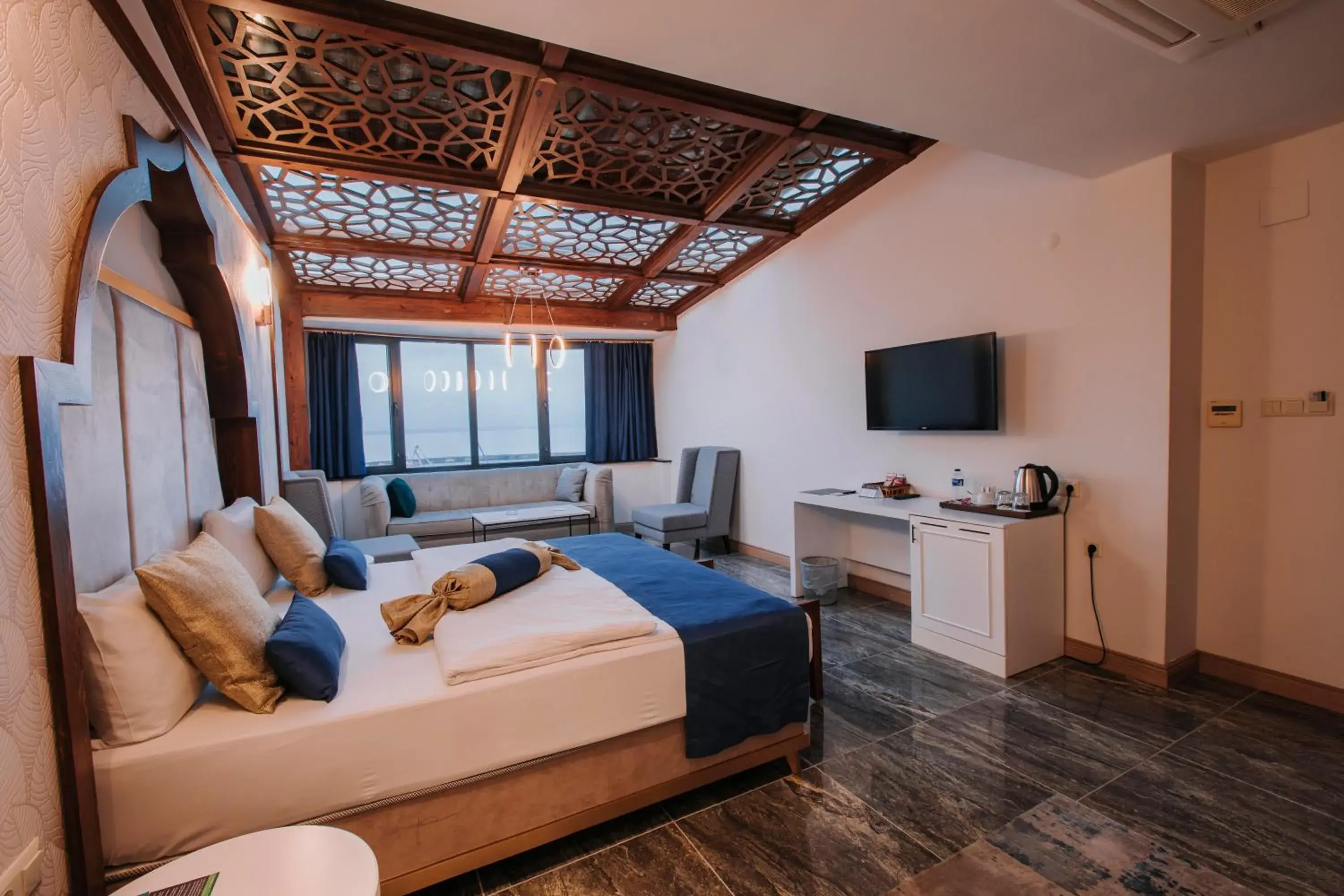 King Suite with Sea View in TS Gold Otel King Suite with Sea View in TS Gold Otel