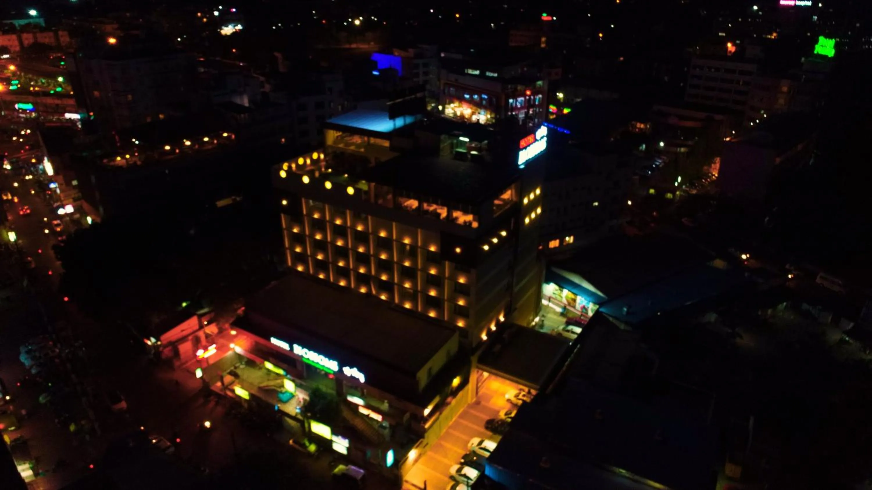 Bird's eye view in Hotel Blossoms