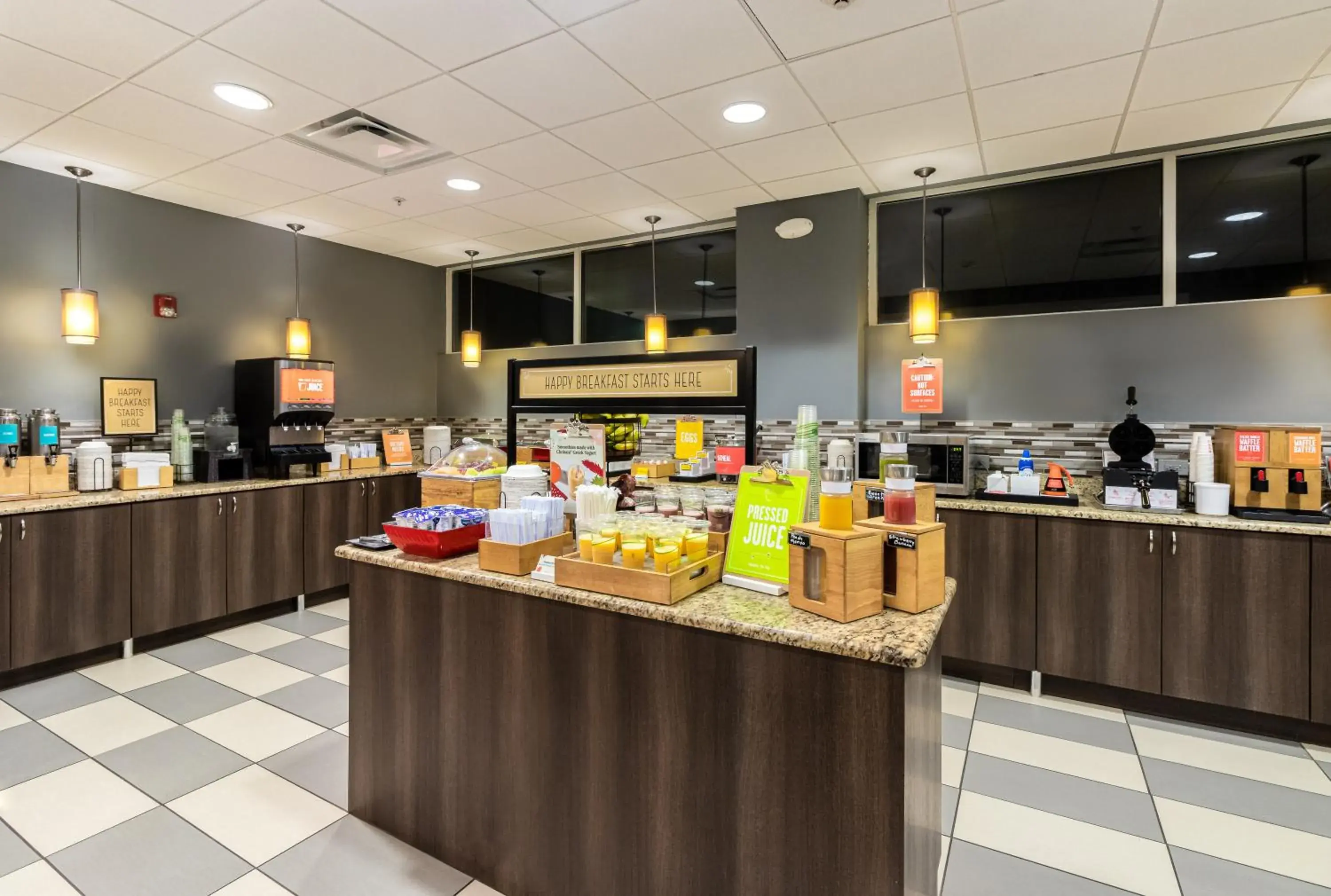 Buffet breakfast in Hampton Inn Daytona Shores-Oceanfront Buffet breakfast in Hampton Inn Daytona Shores-Oceanfront