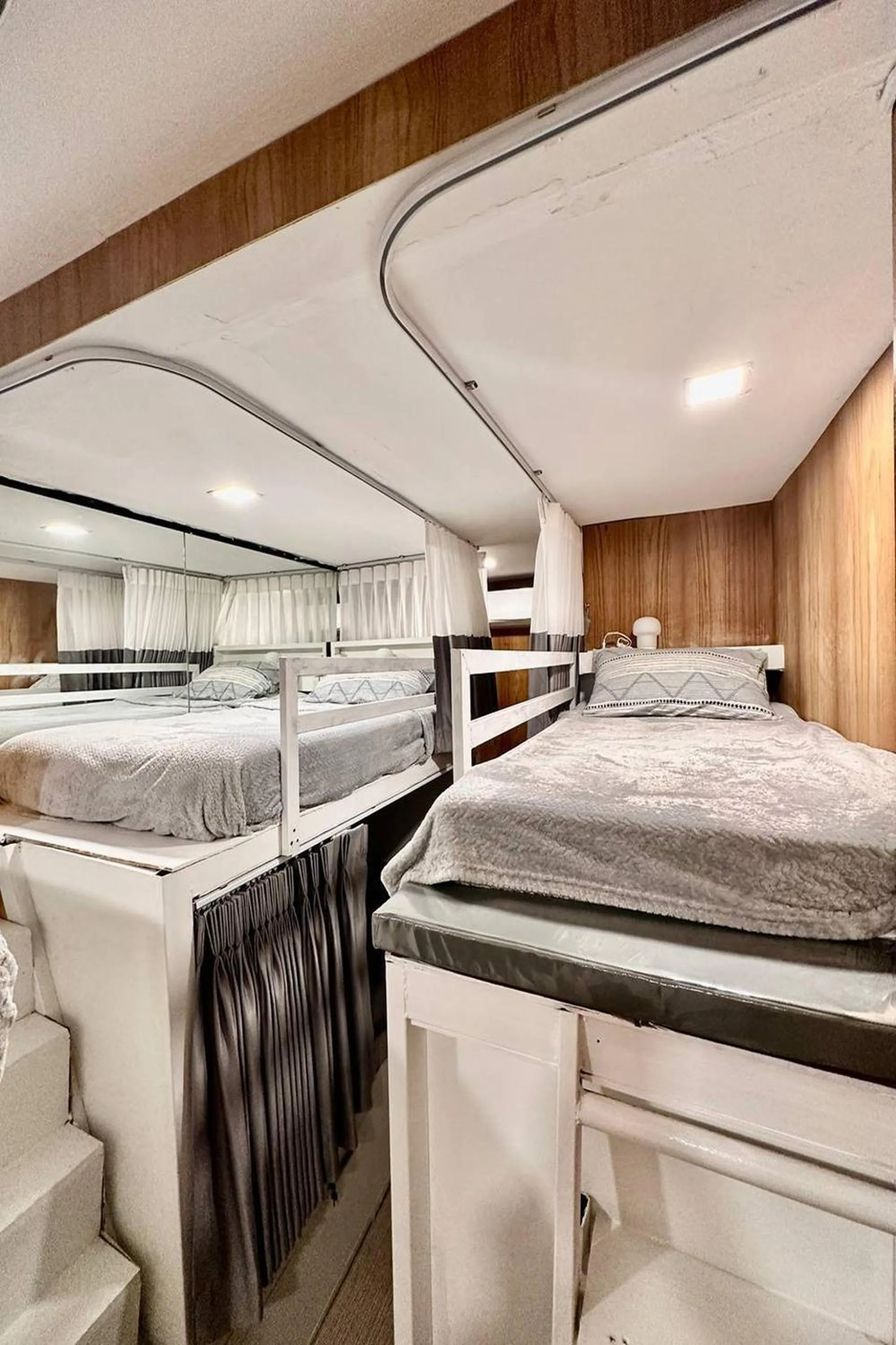 Bed in Blu Cabin Ari Stylish Gay Poshtel