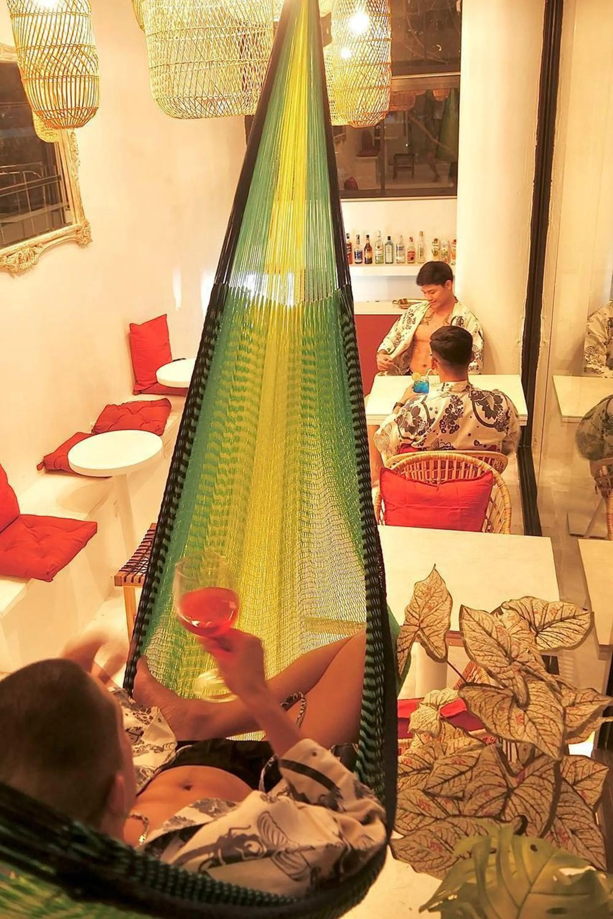 Lounge or bar in Blu Cabin Ari Stylish Gay Poshtel