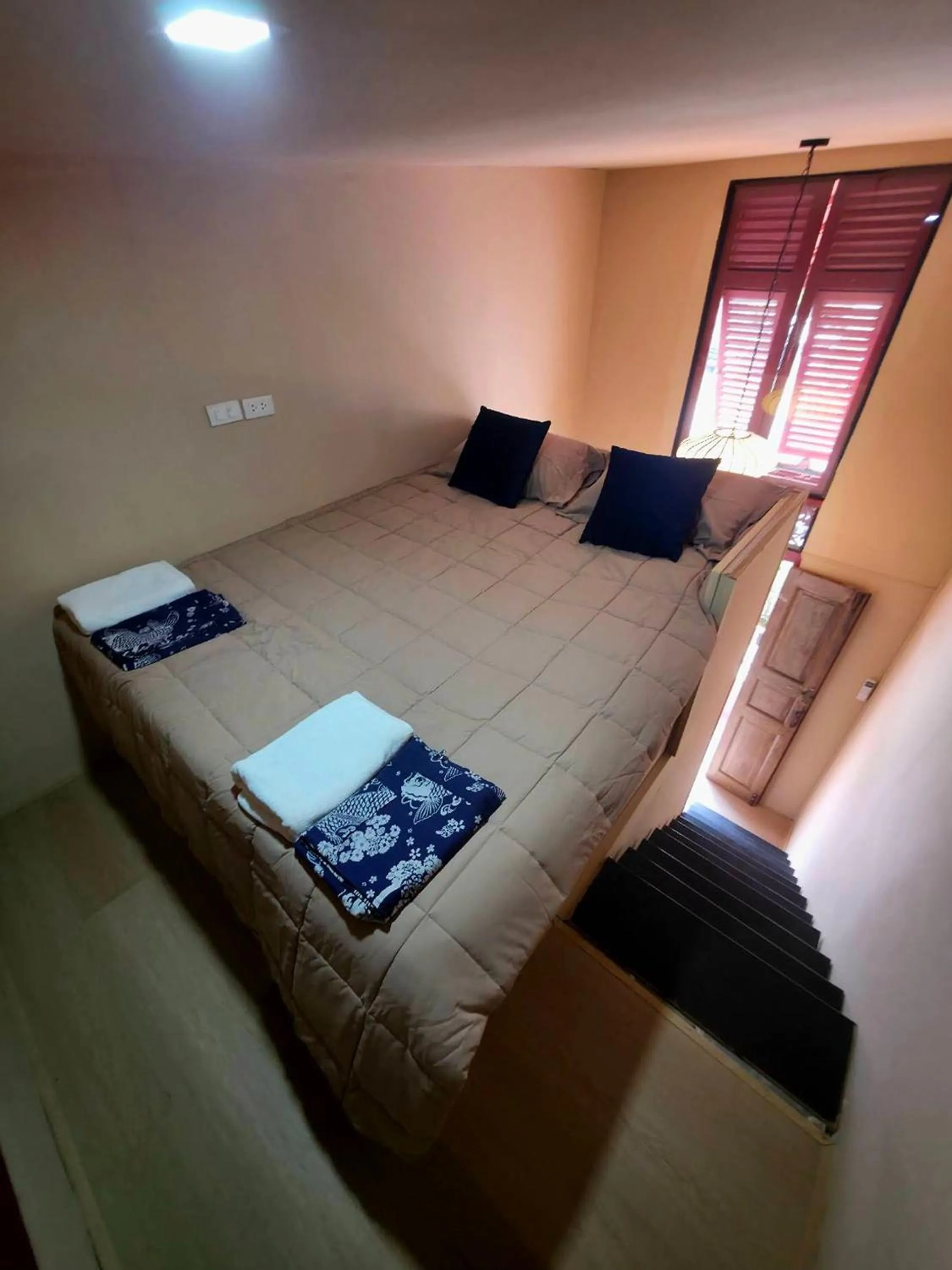 Bed in Blu Cabin Ari Stylish Gay Poshtel