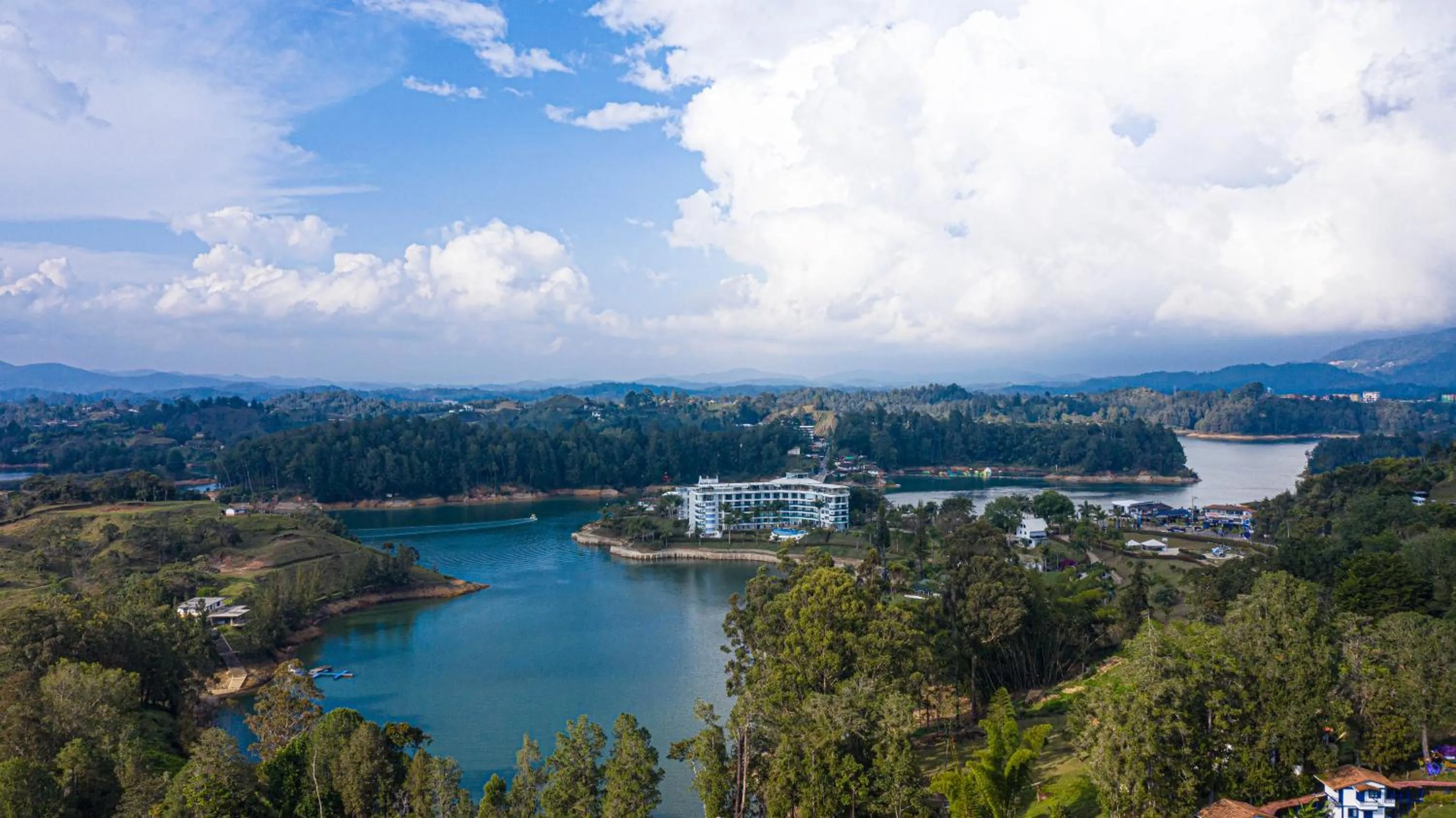 Lake view in Hotel Los Recuerdos
