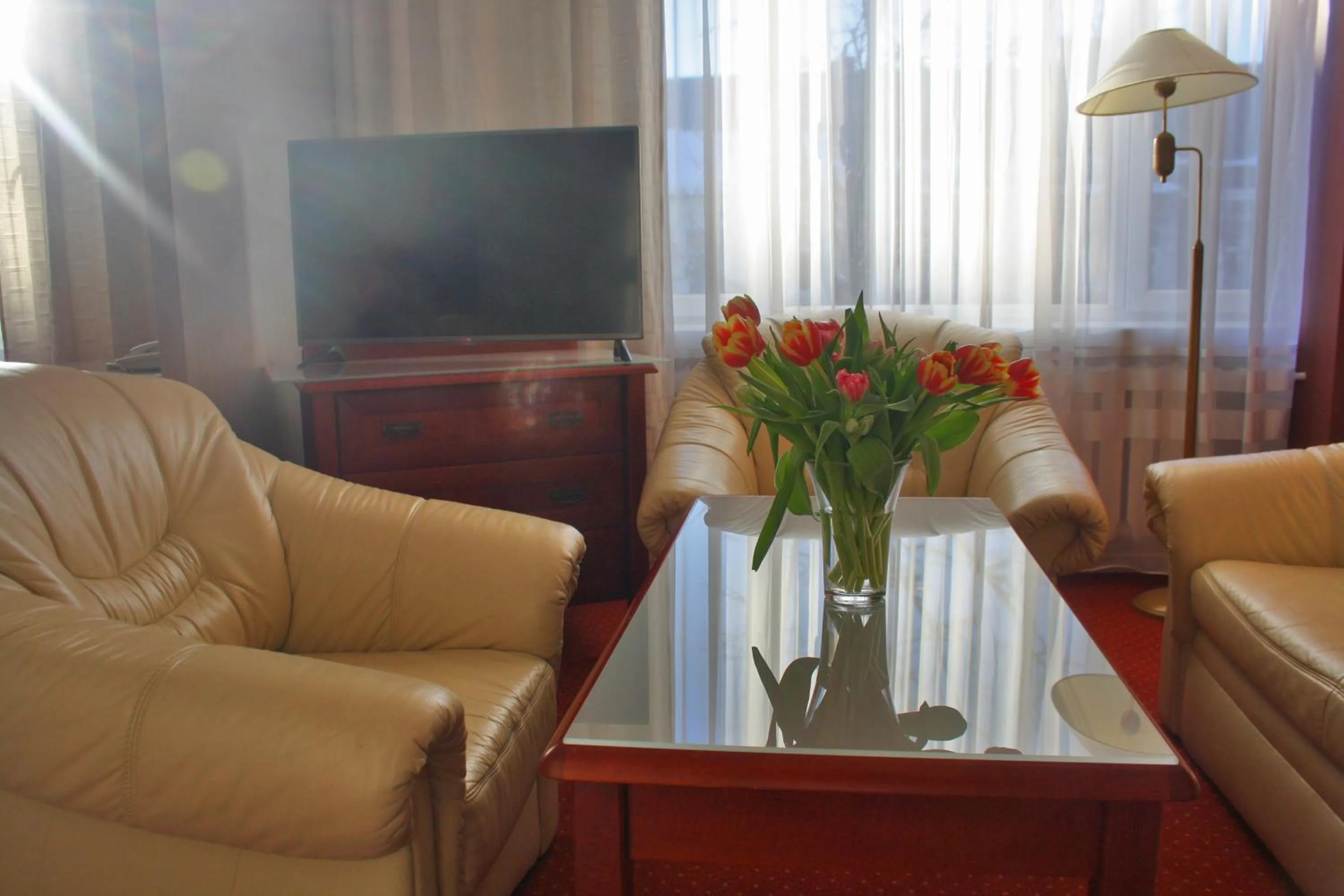 Seating area in Hotel Logos