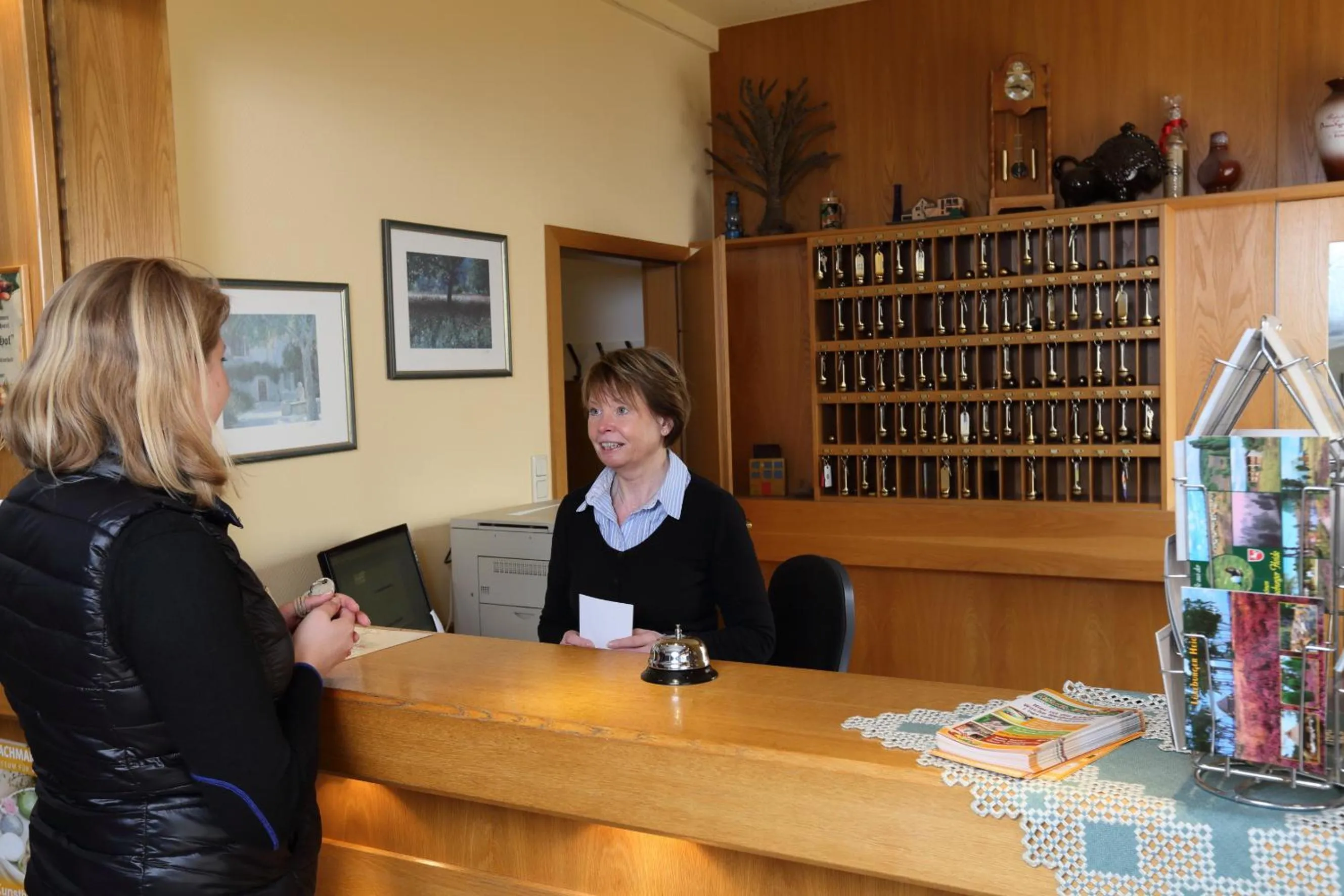 Lobby or reception in Jeddinger Hof Land- und Seminarhotel
