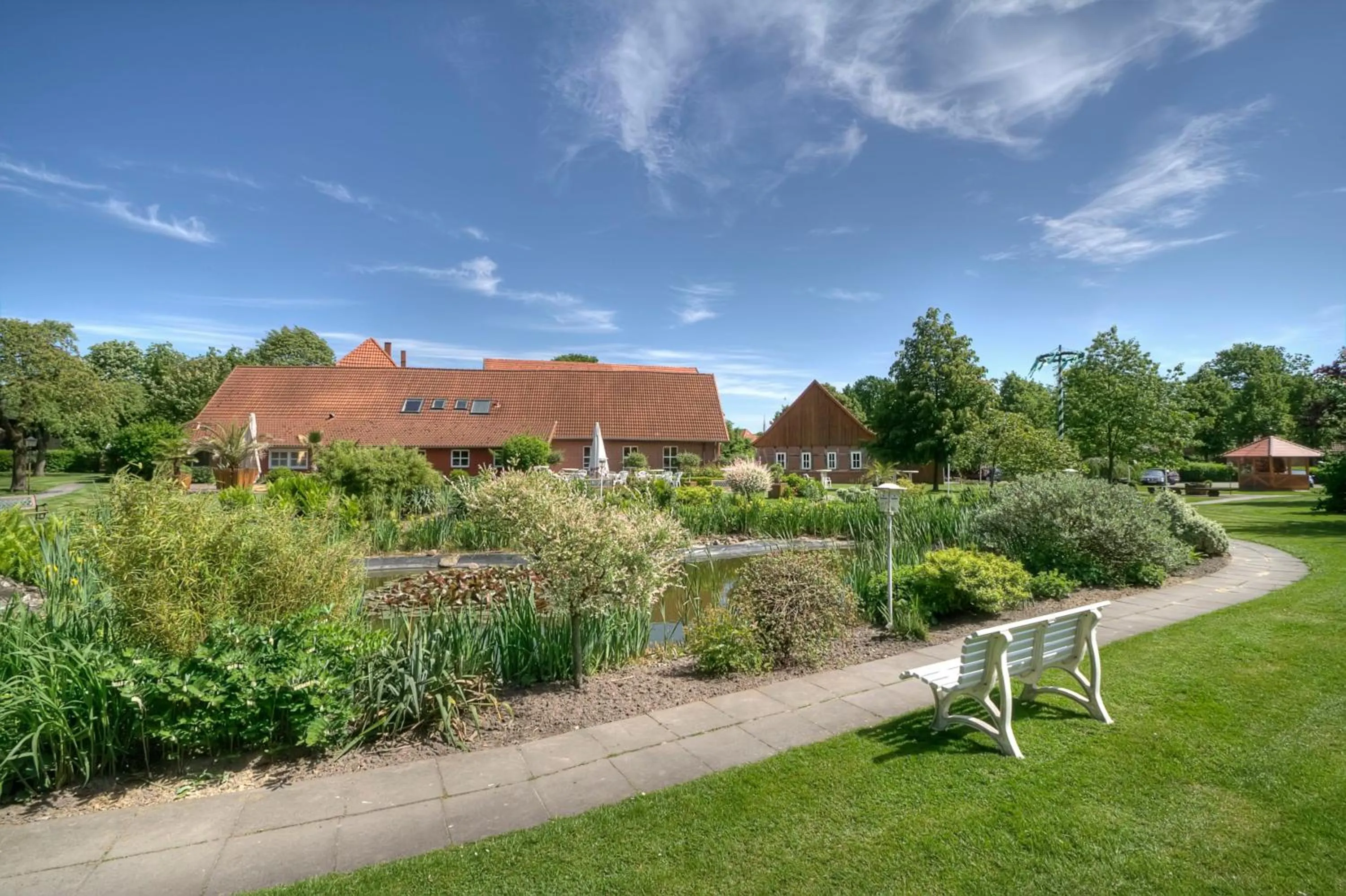 Garden view in Jeddinger Hof Land- und Seminarhotel