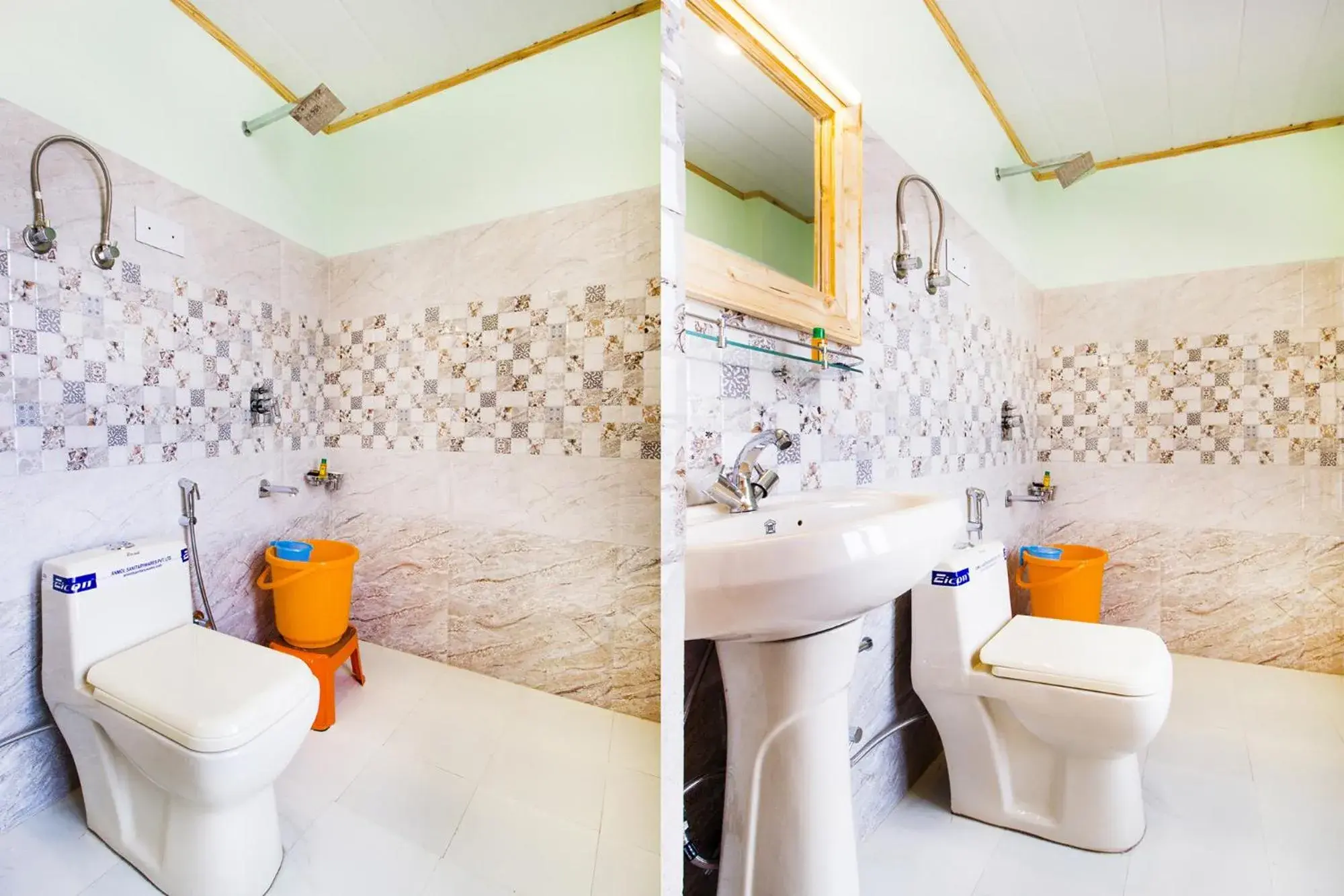 Toilet in FabHotel Shami Inn Naggar Road Toilet in FabHotel Shami Inn Naggar Road